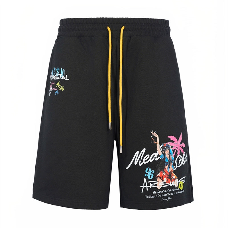 MEDM × STK Retro Summer Shorts for Women and Men