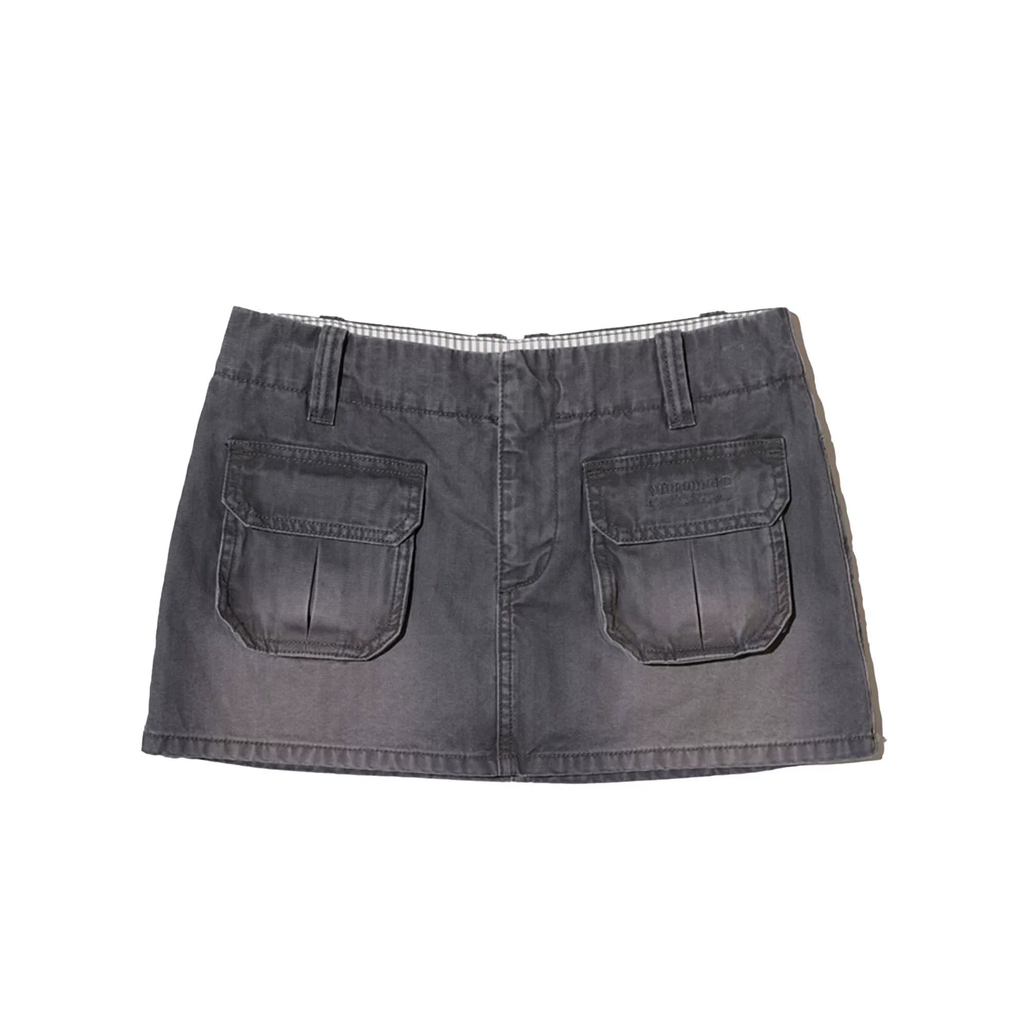 MoroMoro Vintage Washed Pocket Skirt