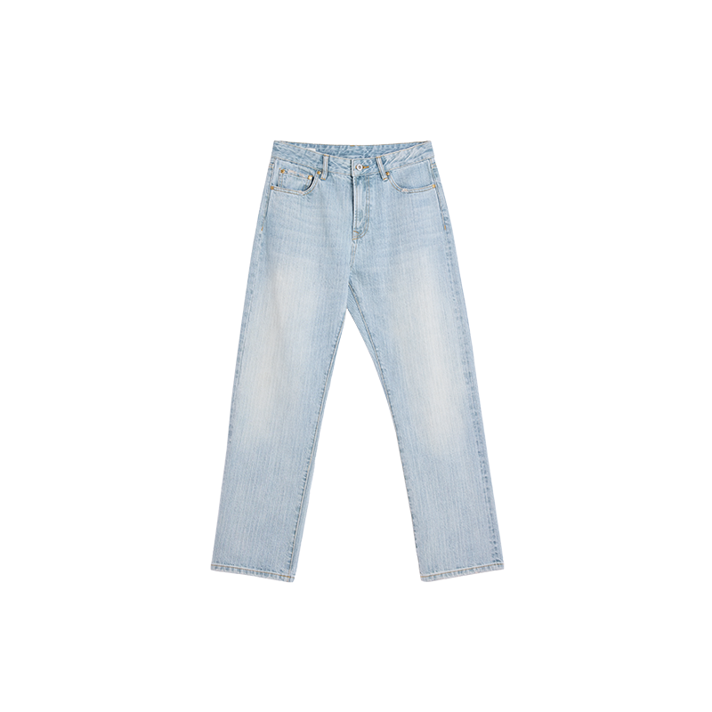 Alright Then 1025L Light Blue Vintage Straight Leg Jeans