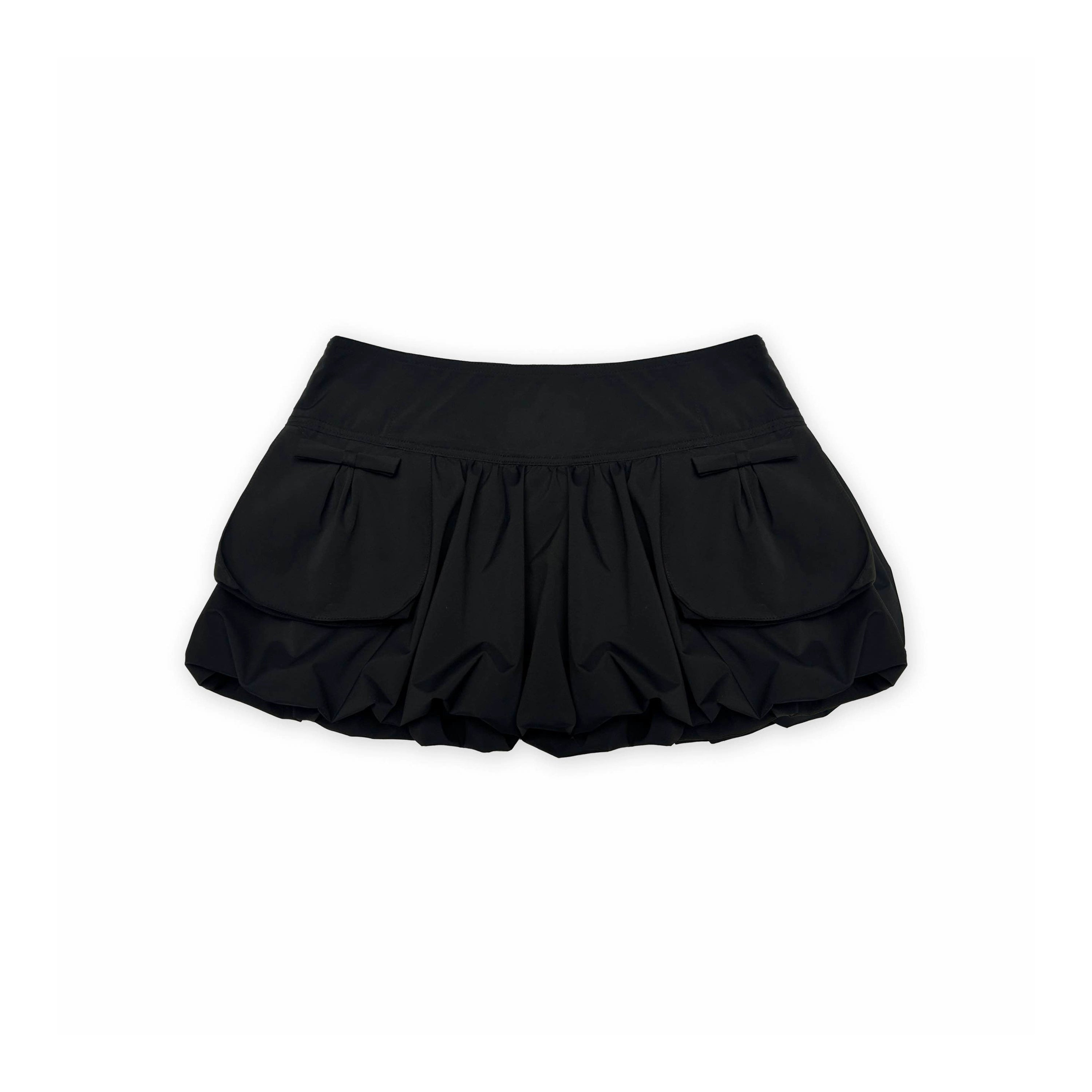 MoroMoro Lightweight Bow Pocket Bud Skirt in Ferrous