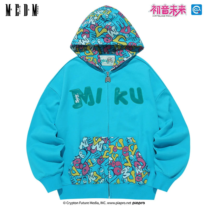 MEDM Hatsune Miku Graphic Hoodie for All Seasons