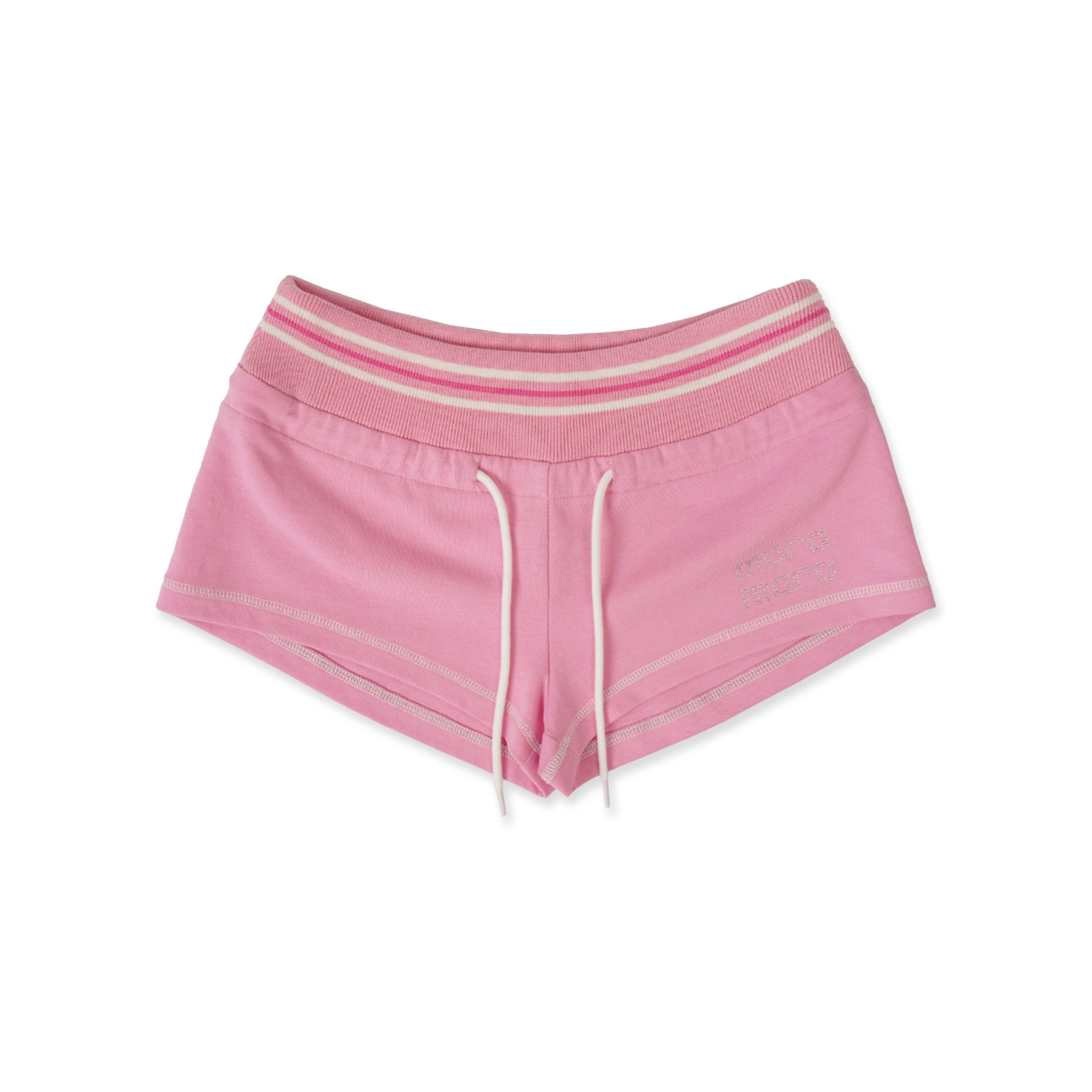 MoroMoro Pink Short Sleeve Hoodie and Shorts Set