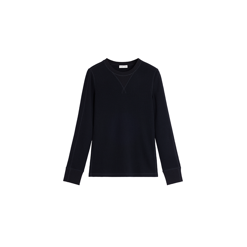 Alright then Casual Long Sleeve T-Shirt in Sheep Wool Blend