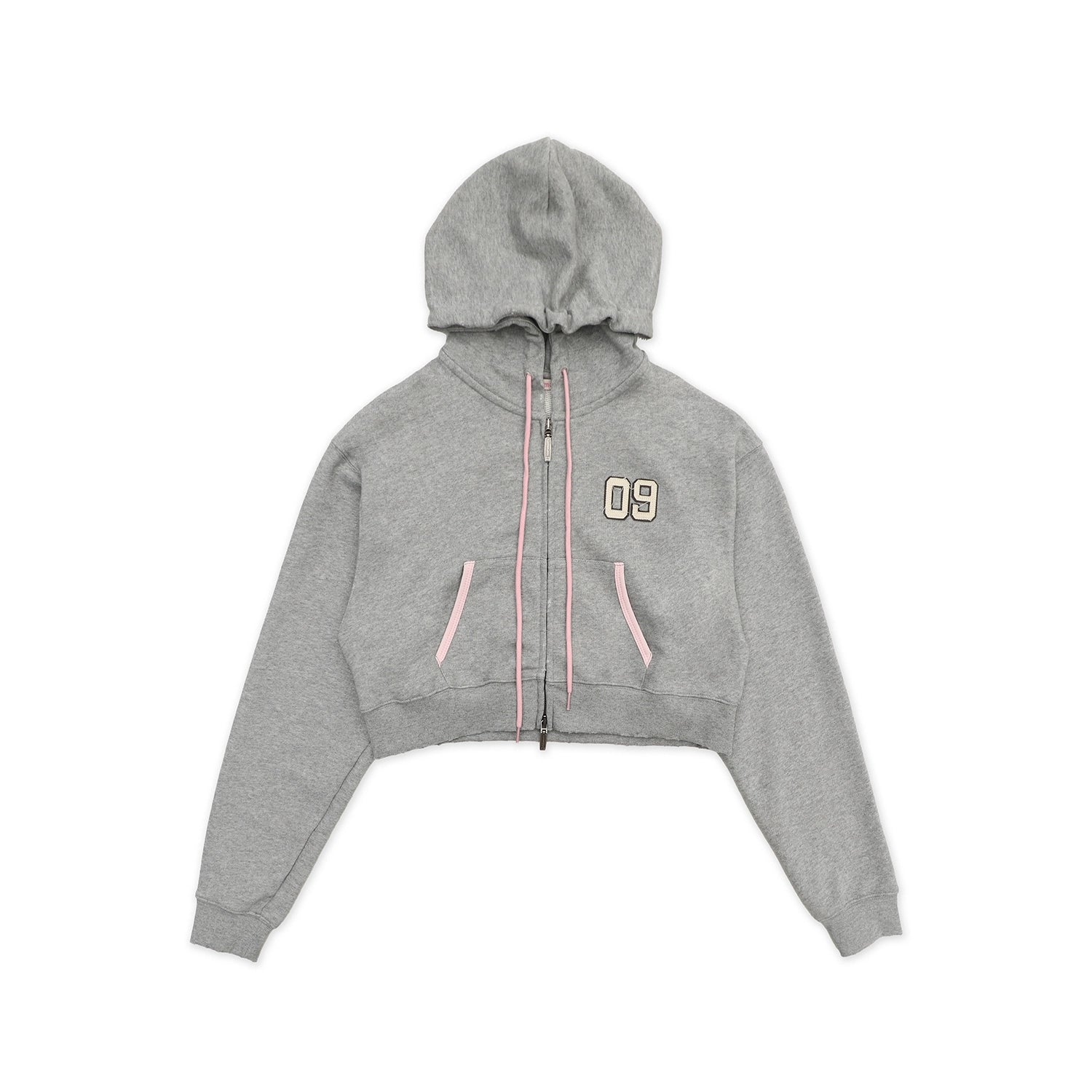 MoroMoro Gradient Jet Horse Hoodie with Patch Embroidery