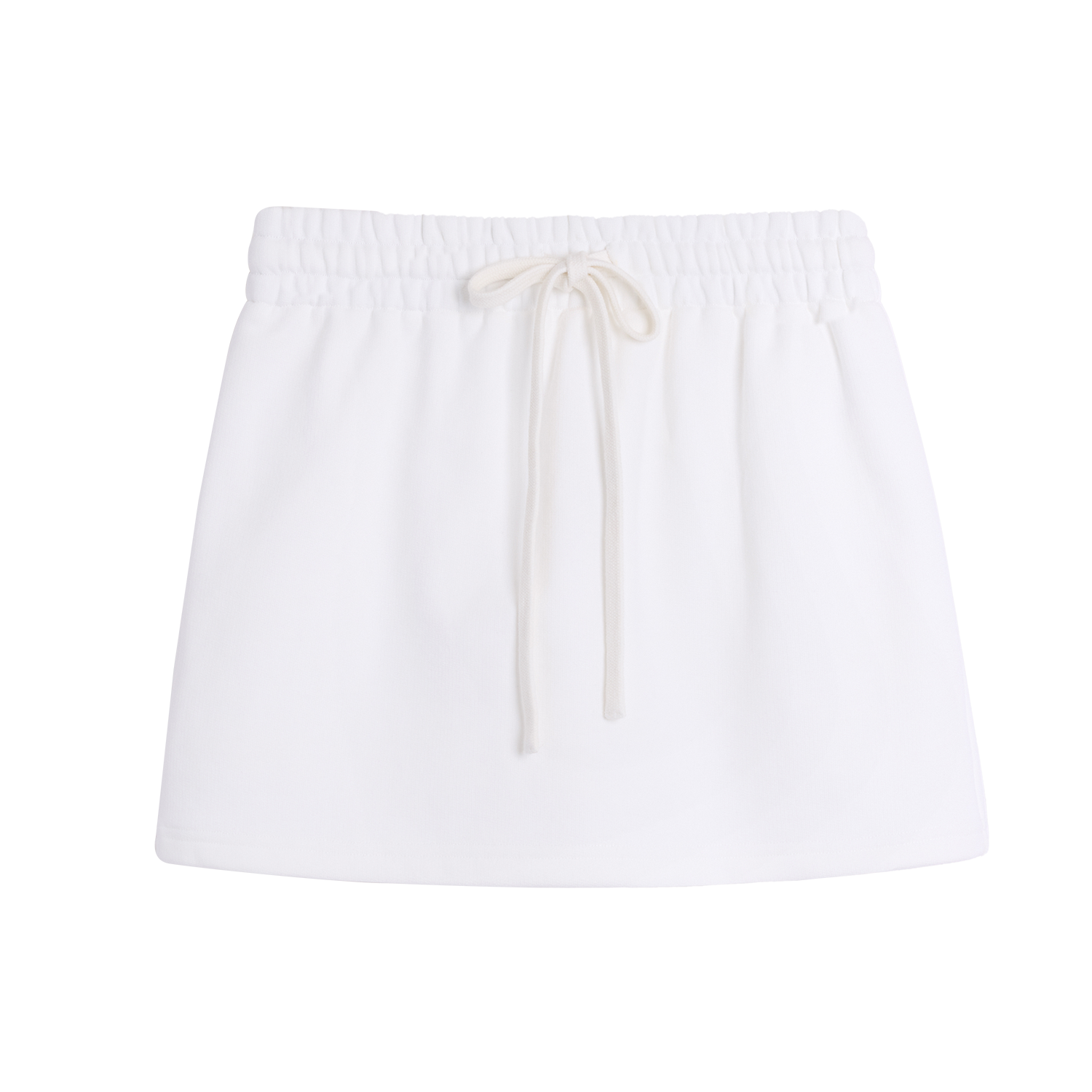 Alright Then Multicolor Cotton Jersey Skirt with Drawstring
