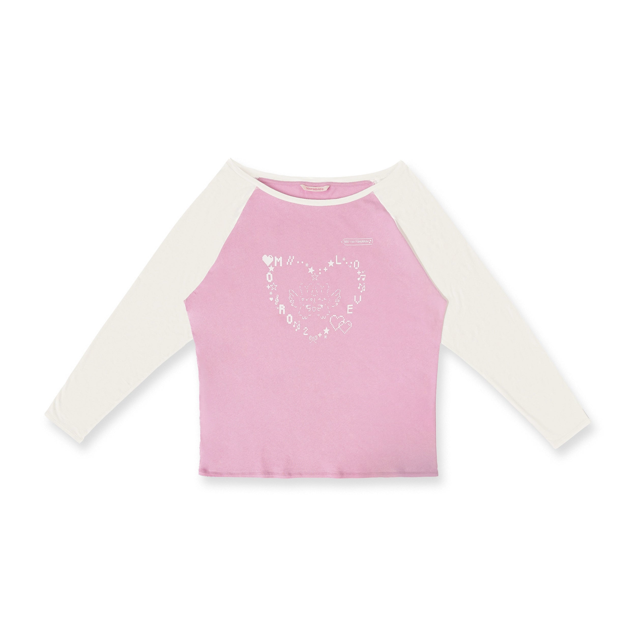 MoroMoro Cute Love Rabbit Long Sleeve T-Shirt