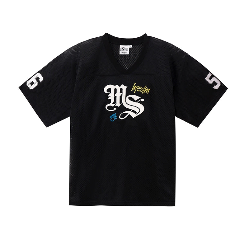 MEDM Summer Mesh Jersey V-Neck Tops for Men and Women