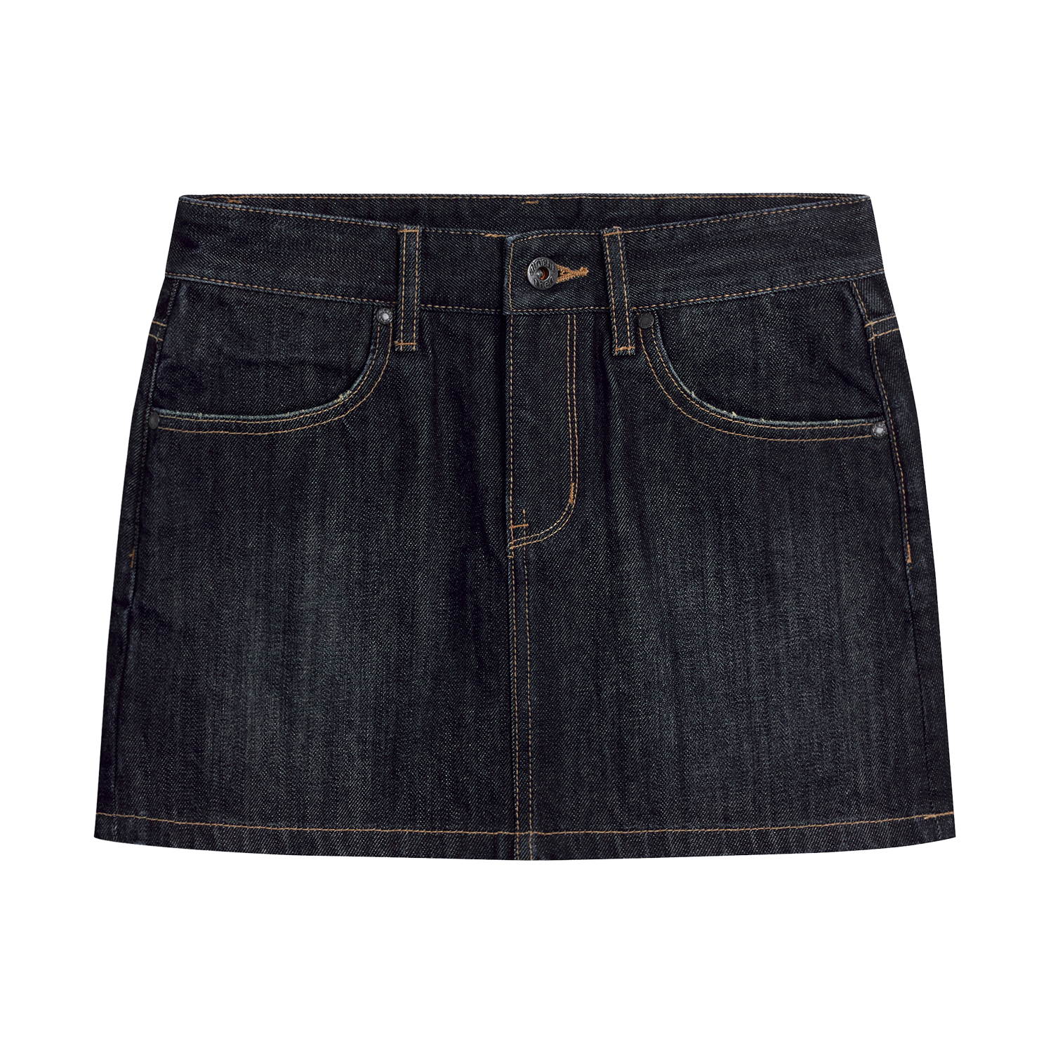 Alright then Vintage Washed Blue Denim Skirt