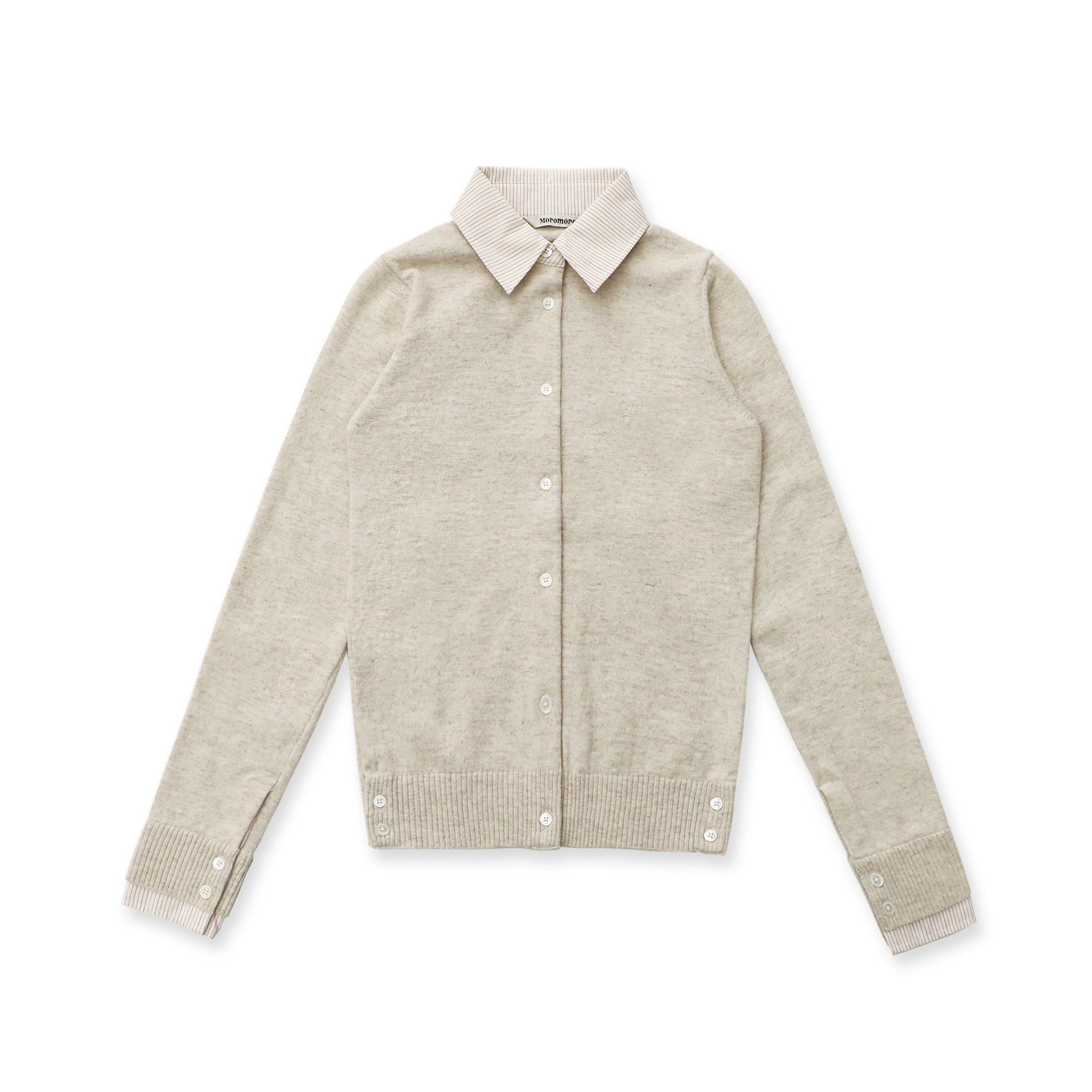 MoroMoro Vintage Wool Patchwork Sweater Cardigan