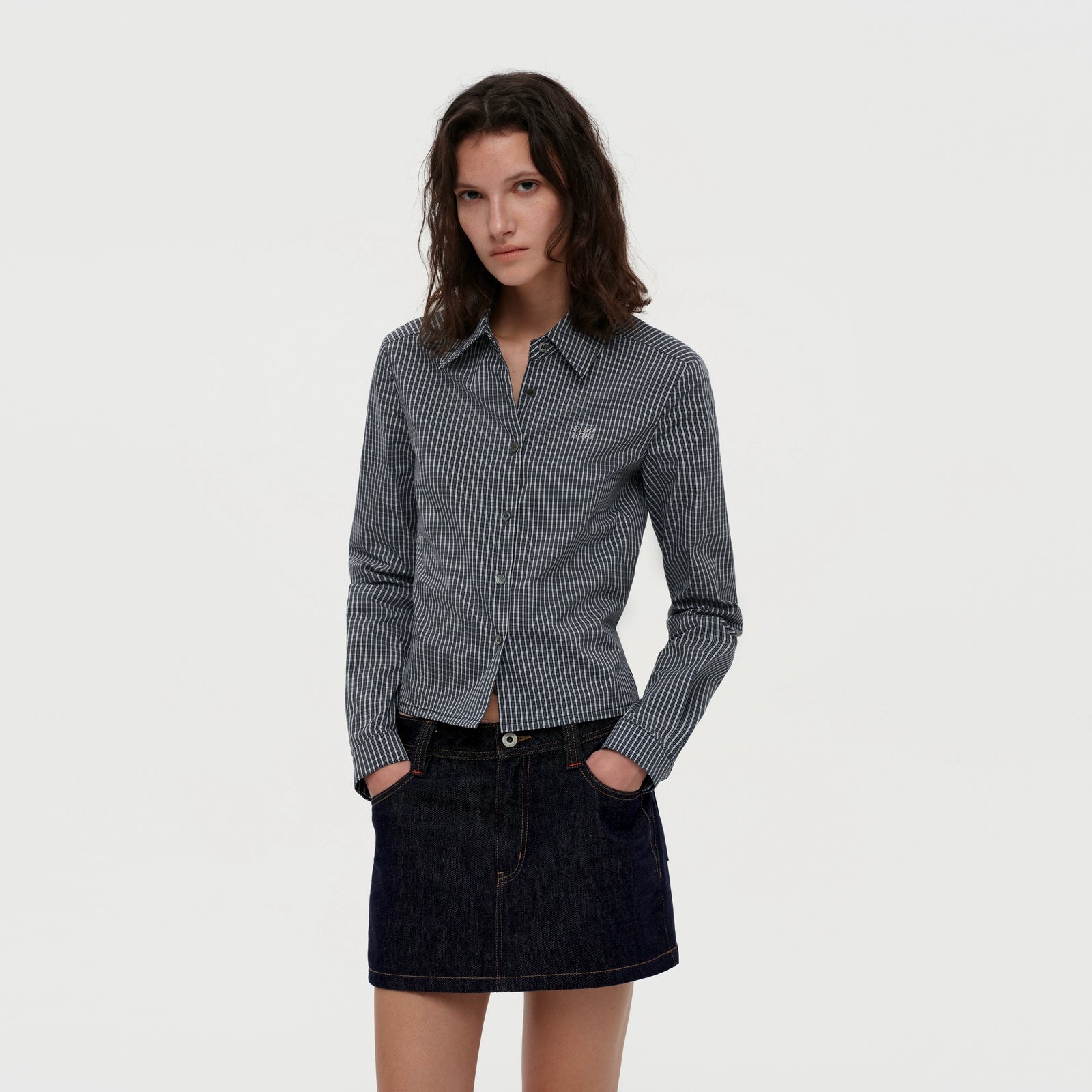 Puki Puki Heavyweight Suede Jacket and Skirt Set