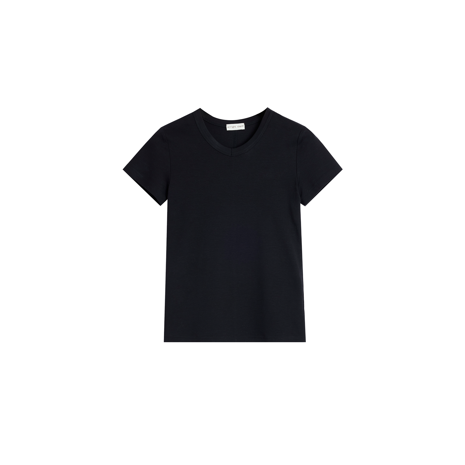 Alright Then Classic V-Neck Cotton Tee - Multiple Colors Available