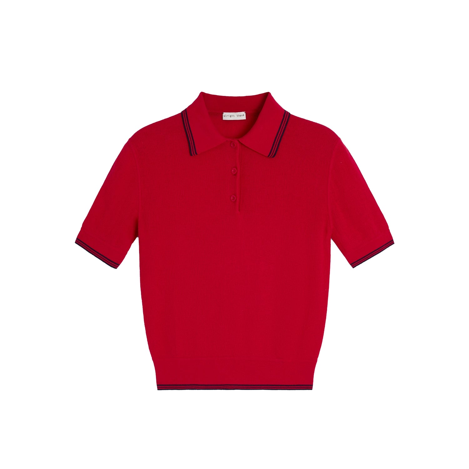 Alright then Casual Thin Polo Shirt in Three Colors