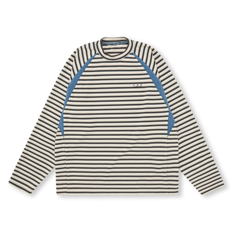 FPA Store Fleece Striped Colorblocked Raglan Sleeve T-Shirt