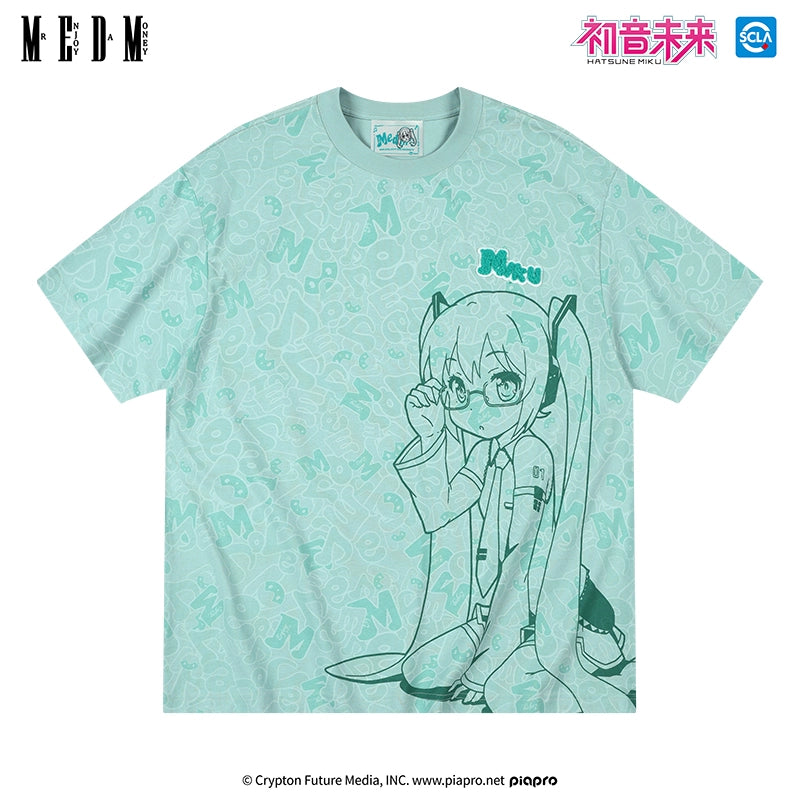 MEDM Hatsune Miku Camouflage Print T-Shirt