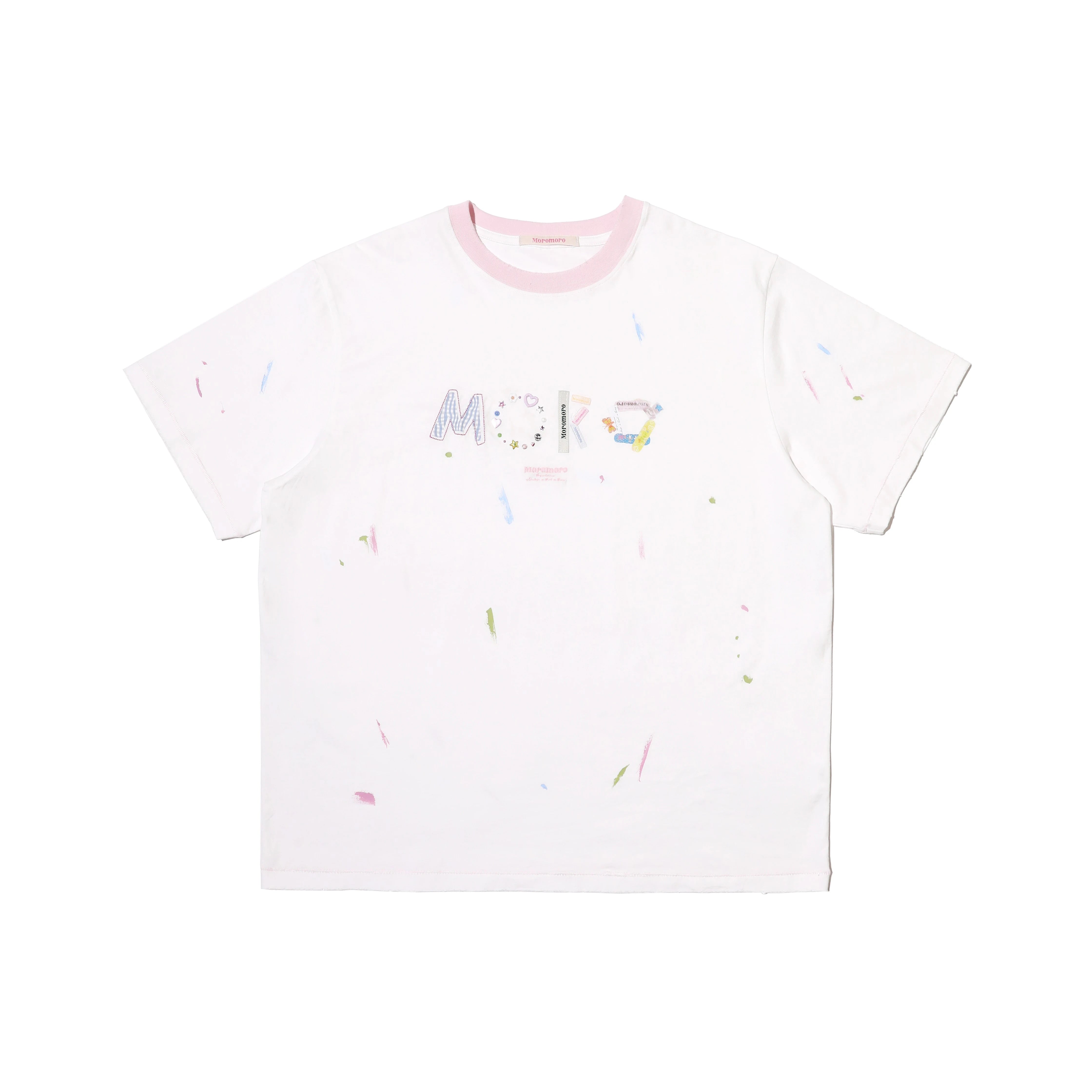 MoroMoro Colorful Rhinestone Splash T-Shirt