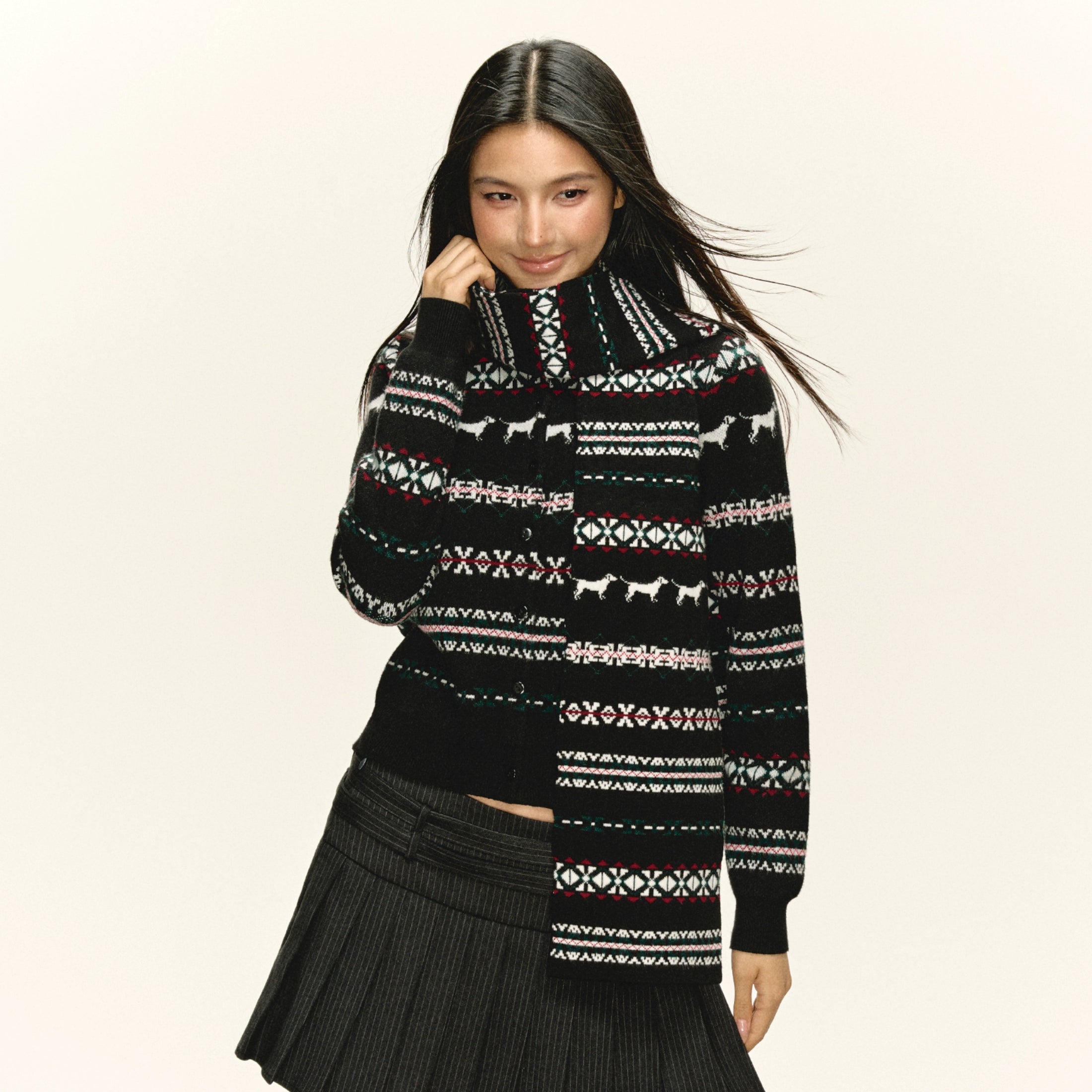 Ariseism Vintage-Inspired Sweater in Ferrous