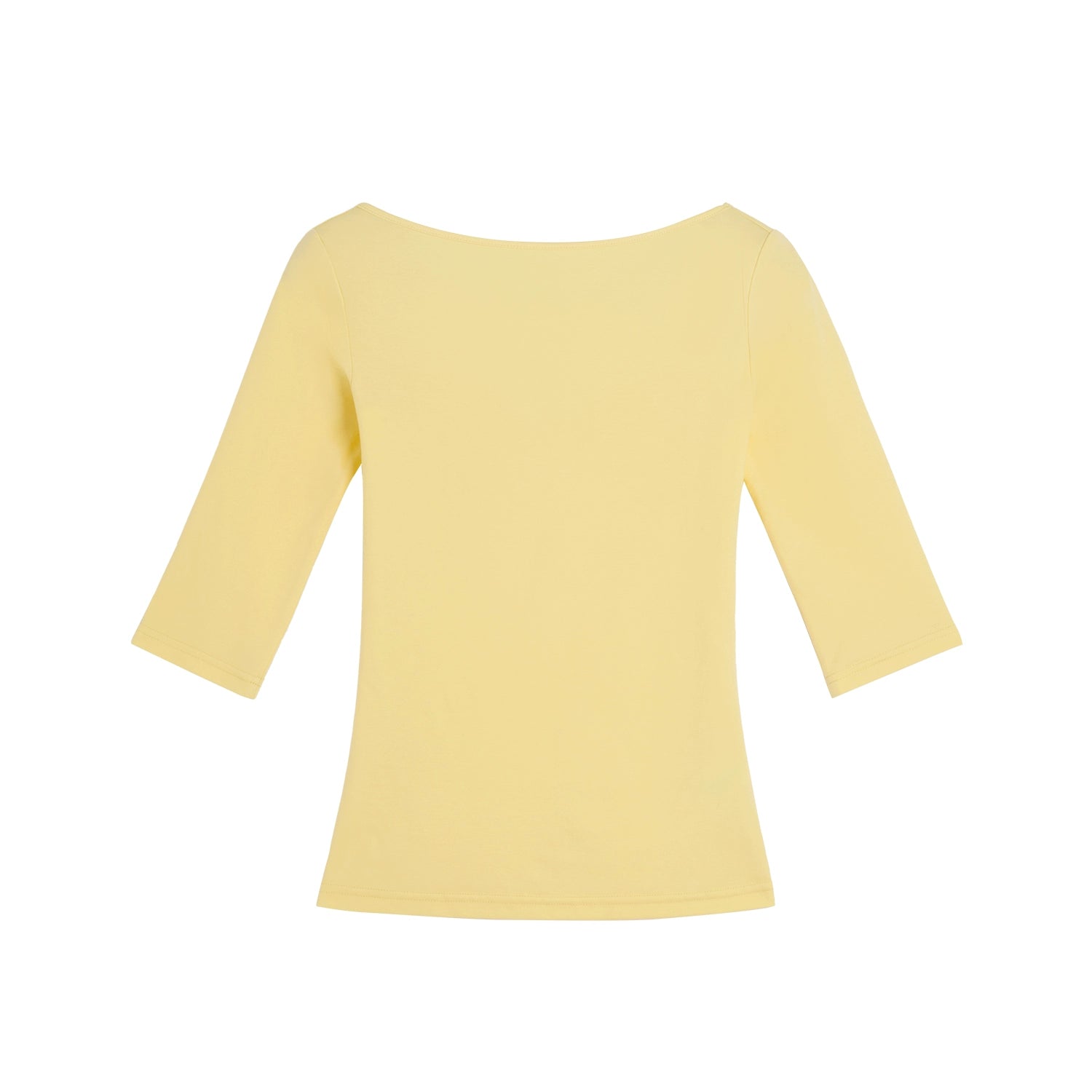 Alright Then Long-Staple Cotton Satin T-Shirt with Slimming Effect
