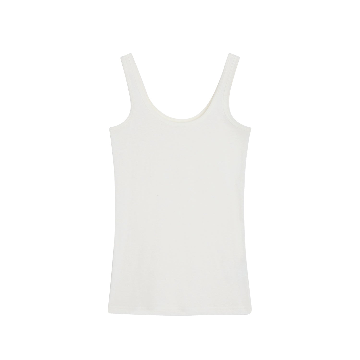 Alright then Basic U Neck Tank Top in Tri-Color