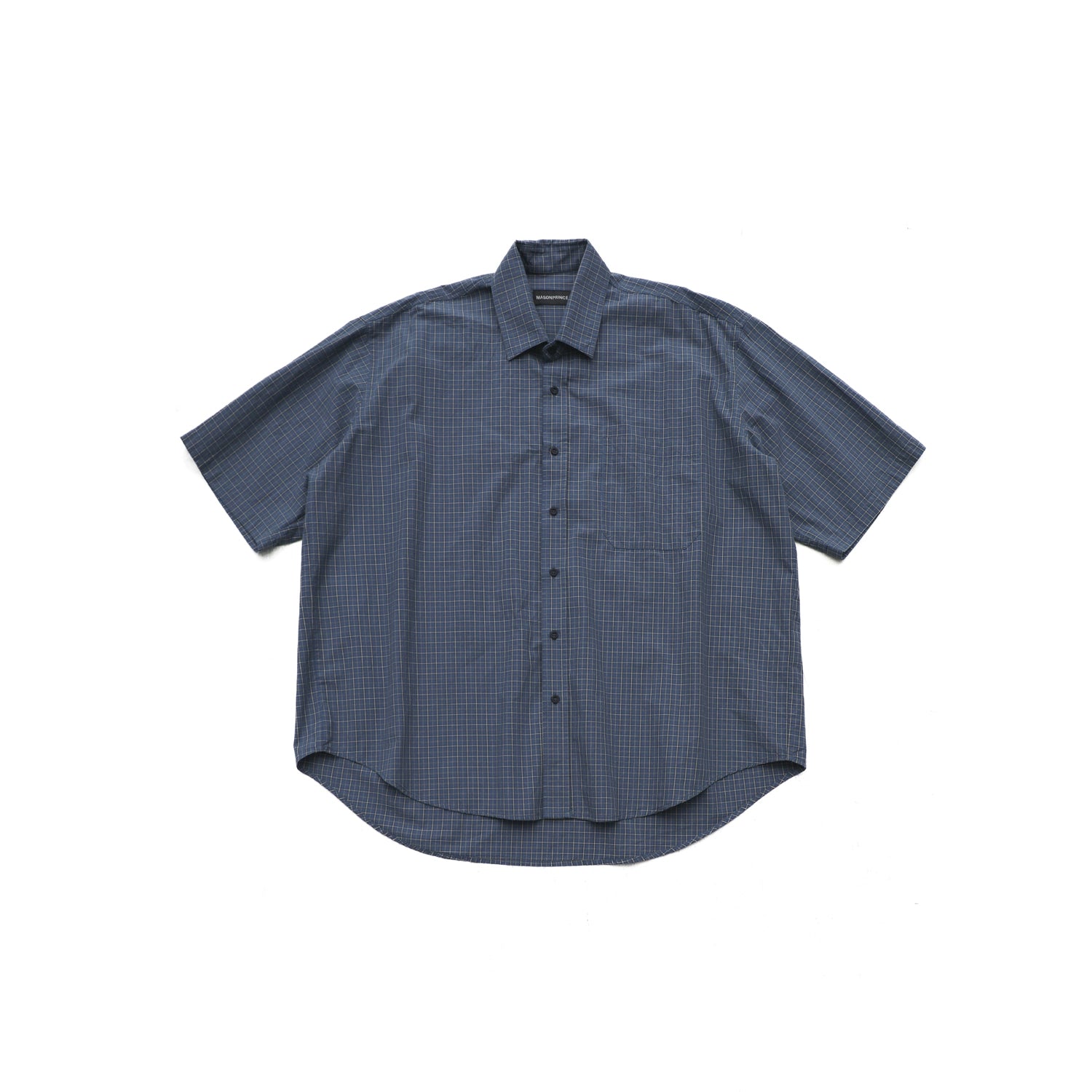 Mason Prince Casual Checkered Short Sleeve Shirt