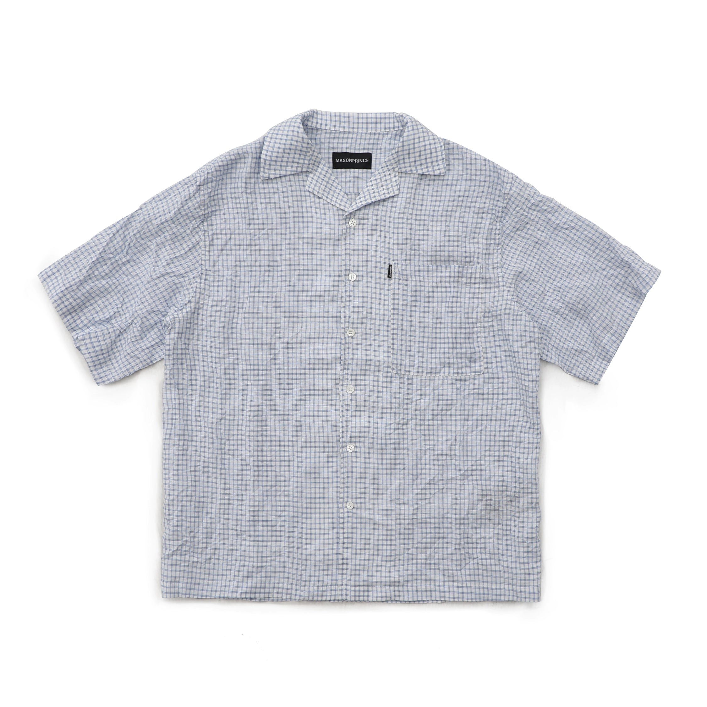 Mason Prince Crinkled Linen Vacation Shirt