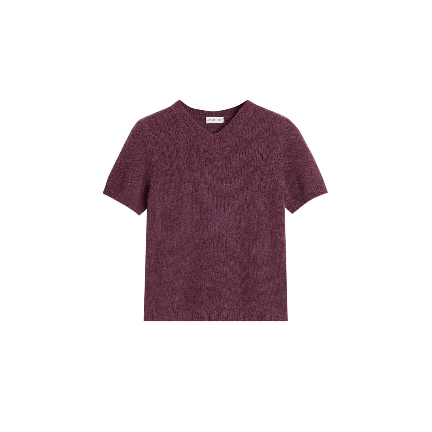 Alright then Four Color Alpaca Soft V-Neck Pullover Sweater