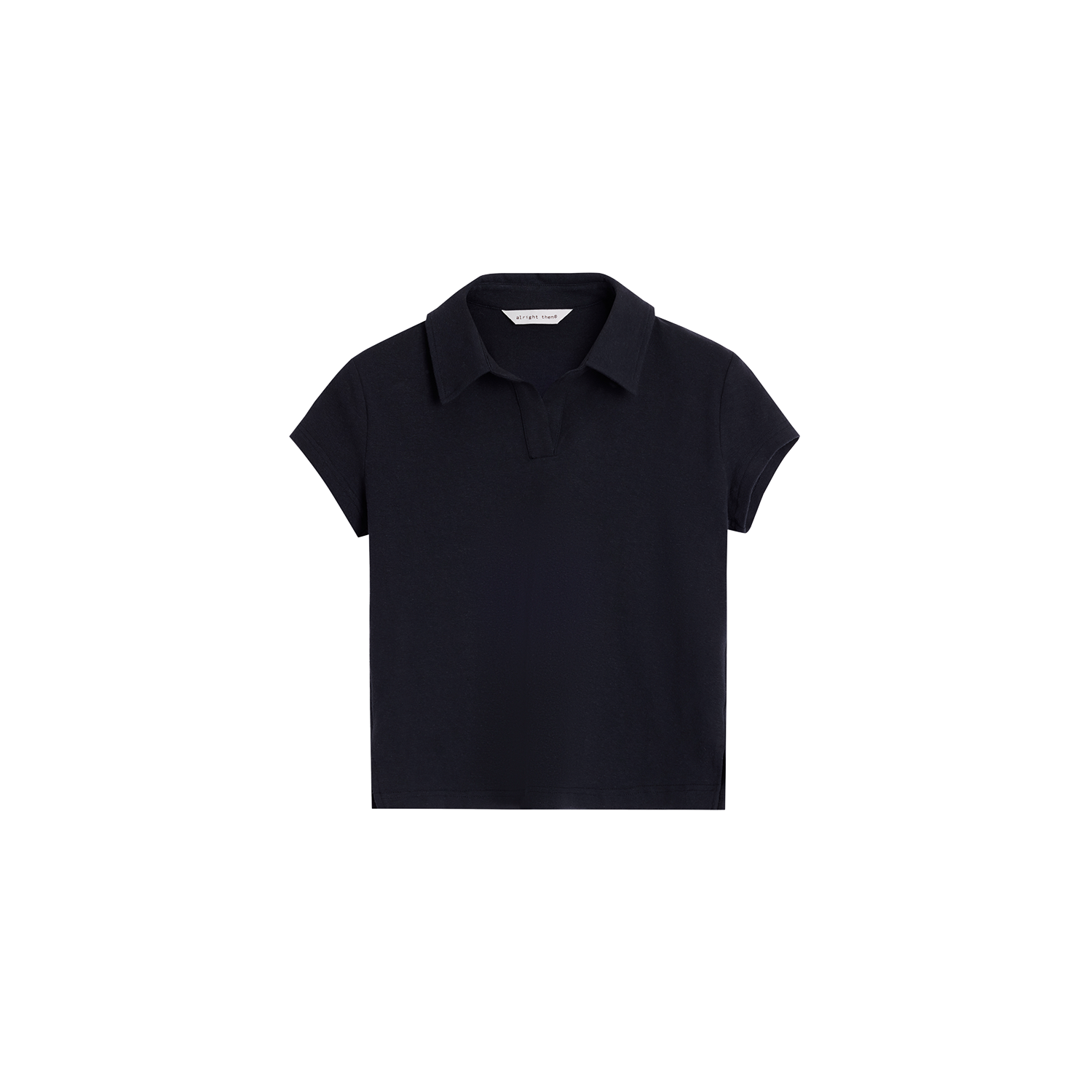 Alright Then Cotton Linen Polo Shirt in Multiple Colors