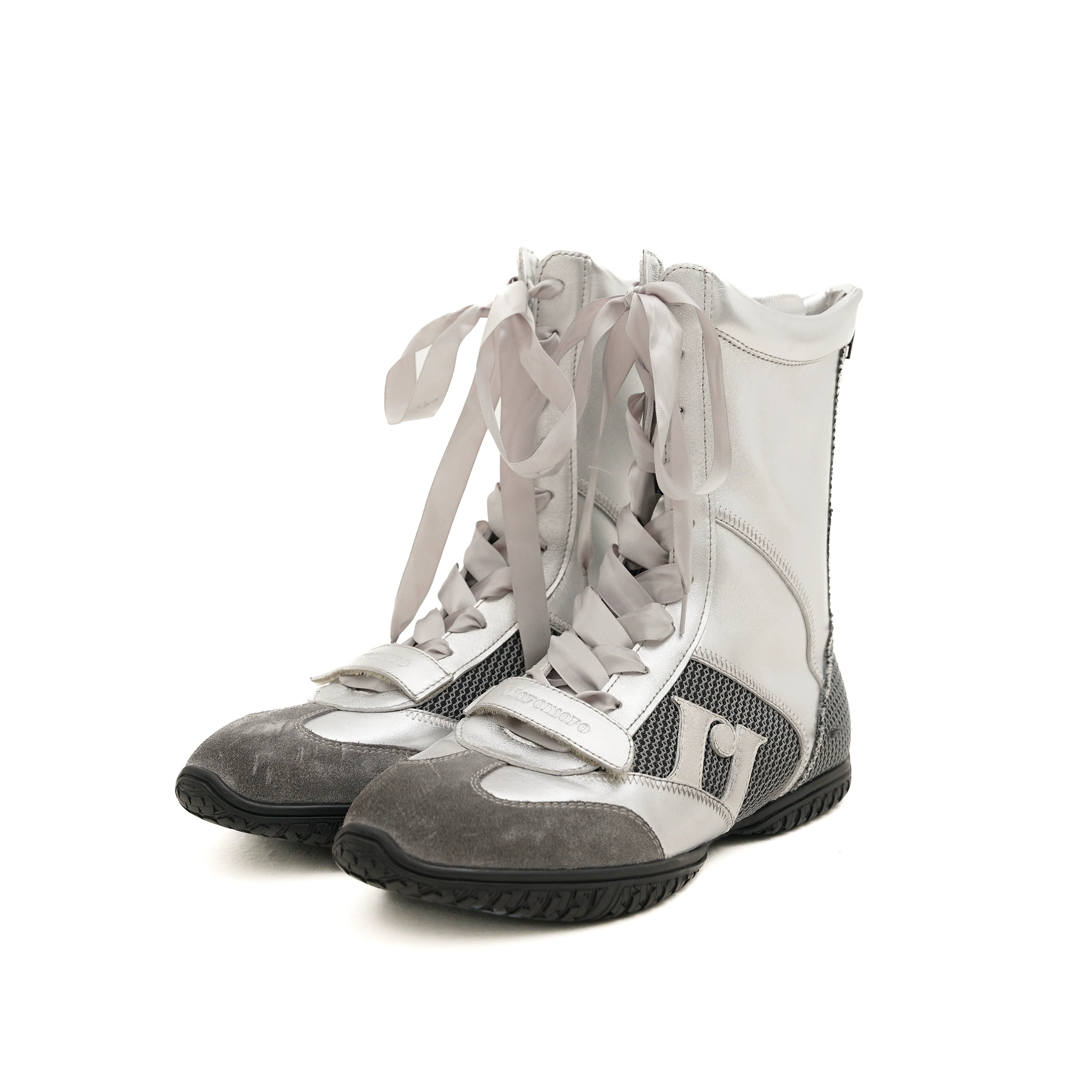 MoroMoro Retro Functional Lace Design Boxing Boots