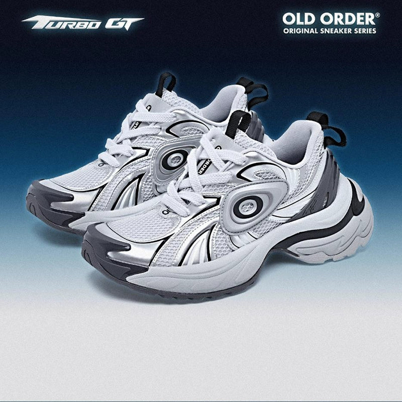 Old Order Turbo GT - Metallic Silver Unisex Athletic Shoes