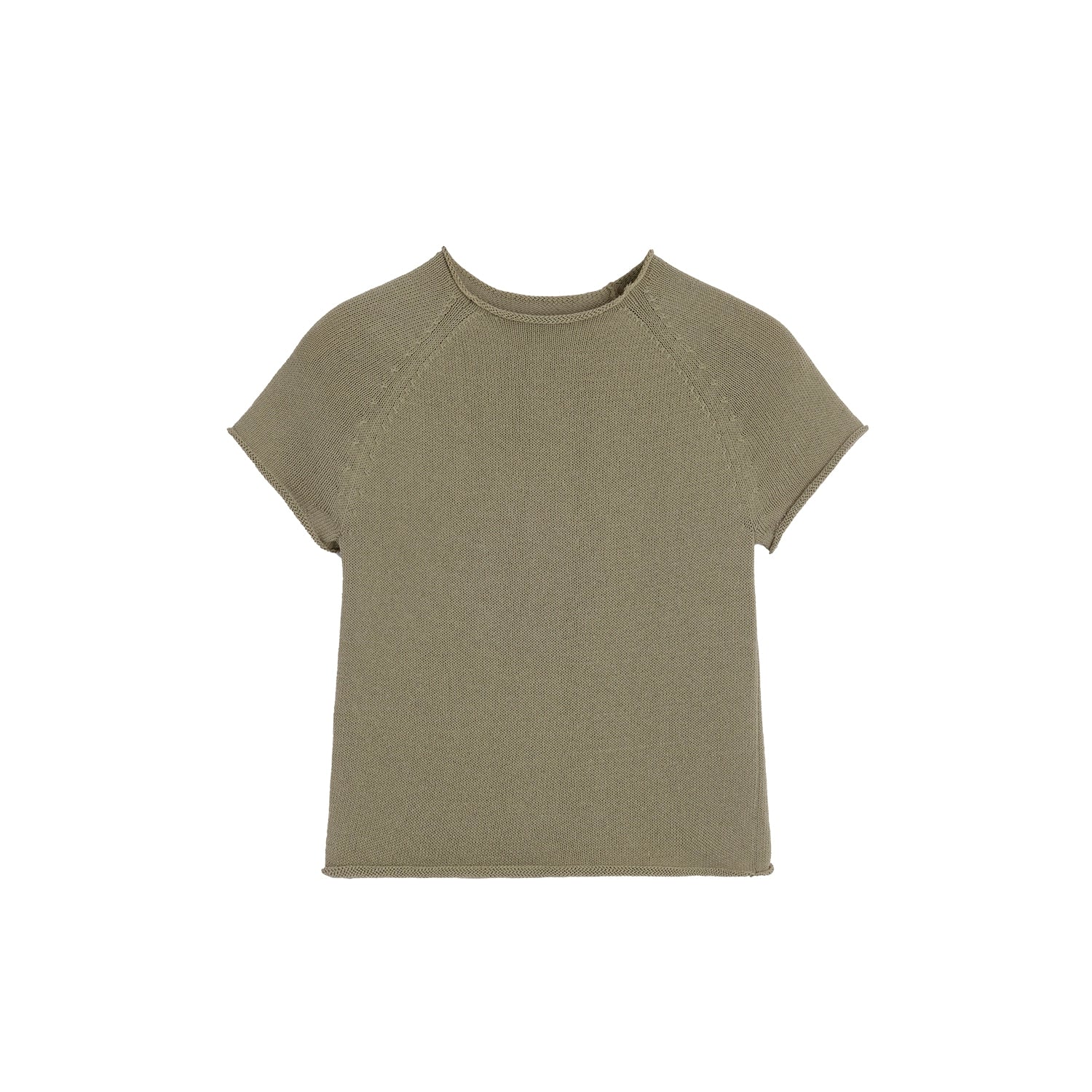 Alright Then Tri-Color Linen Cotton T-Shirt - Short Sleeve