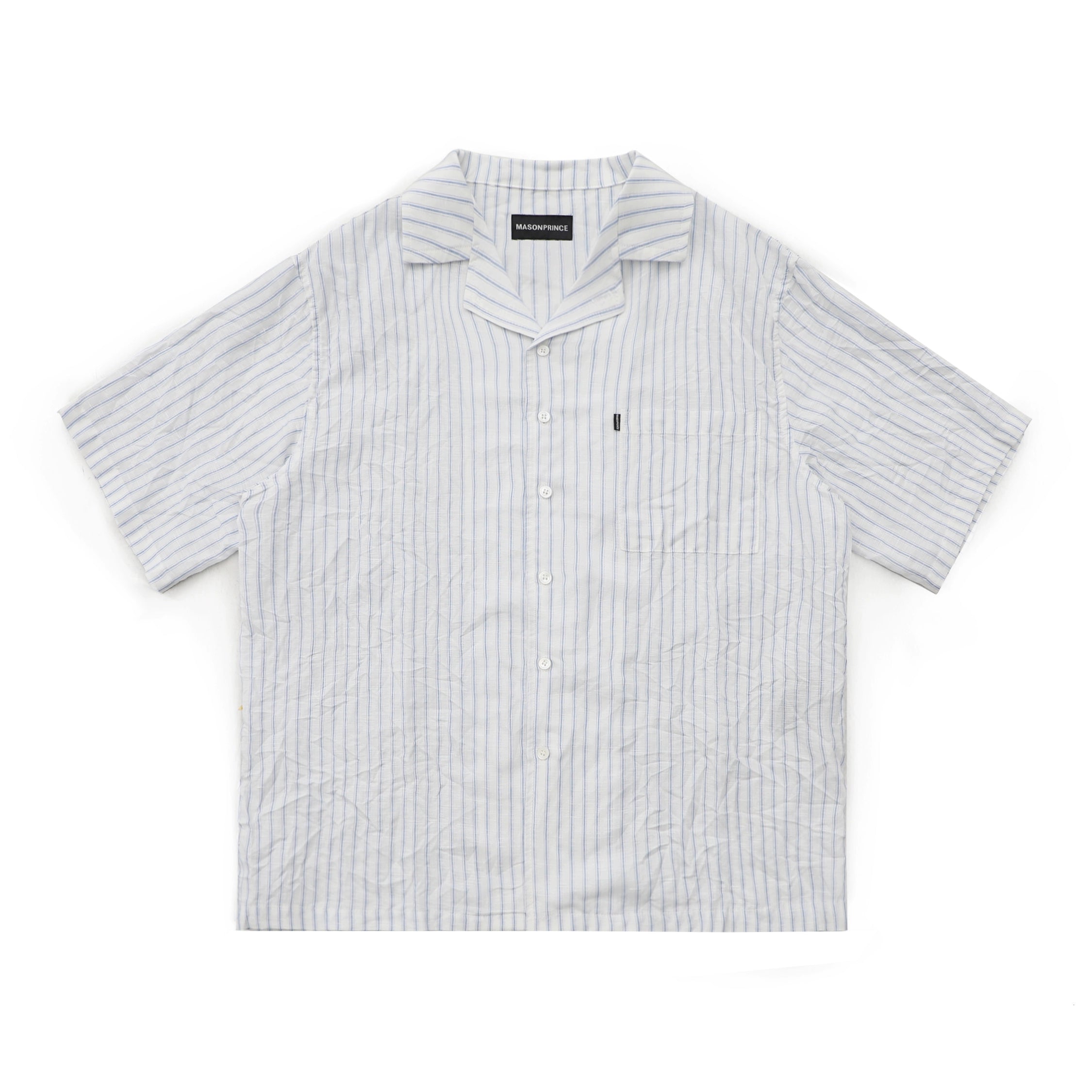 Mason Prince Crinkled Linen Vacation Shirt