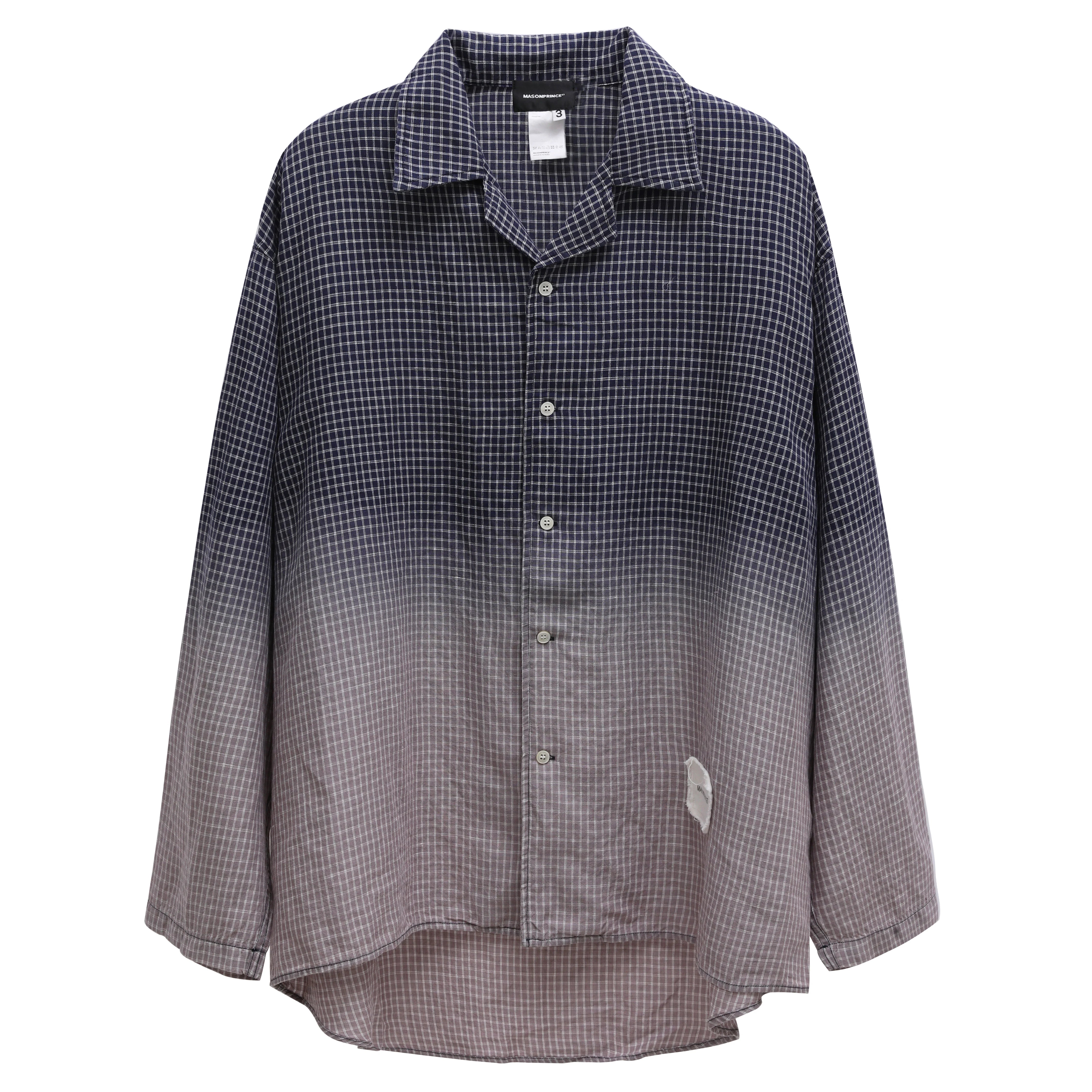 Mason Prince Gradient Plaid Long-Sleeve Shirt – Casual Chic