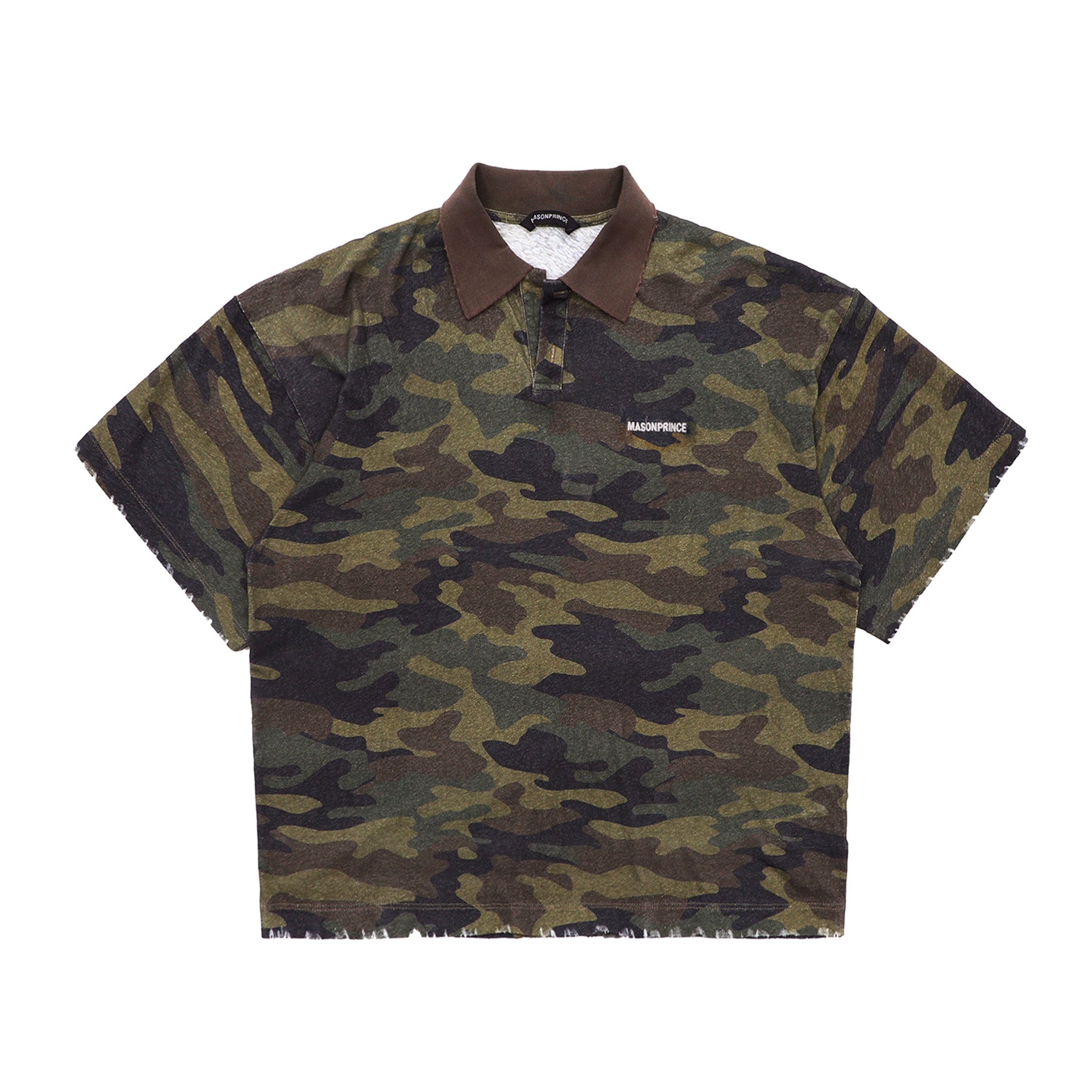 MASONPRINCE Camouflage Short Sleeve Polo