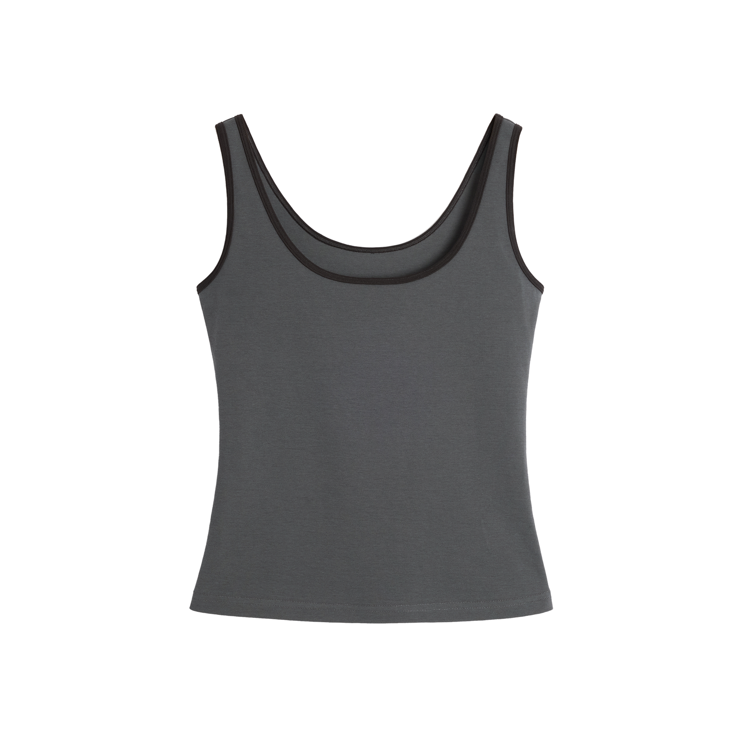 Alright Then Vintage Athletic Cotton U Neck Tank Top in Four Colors
