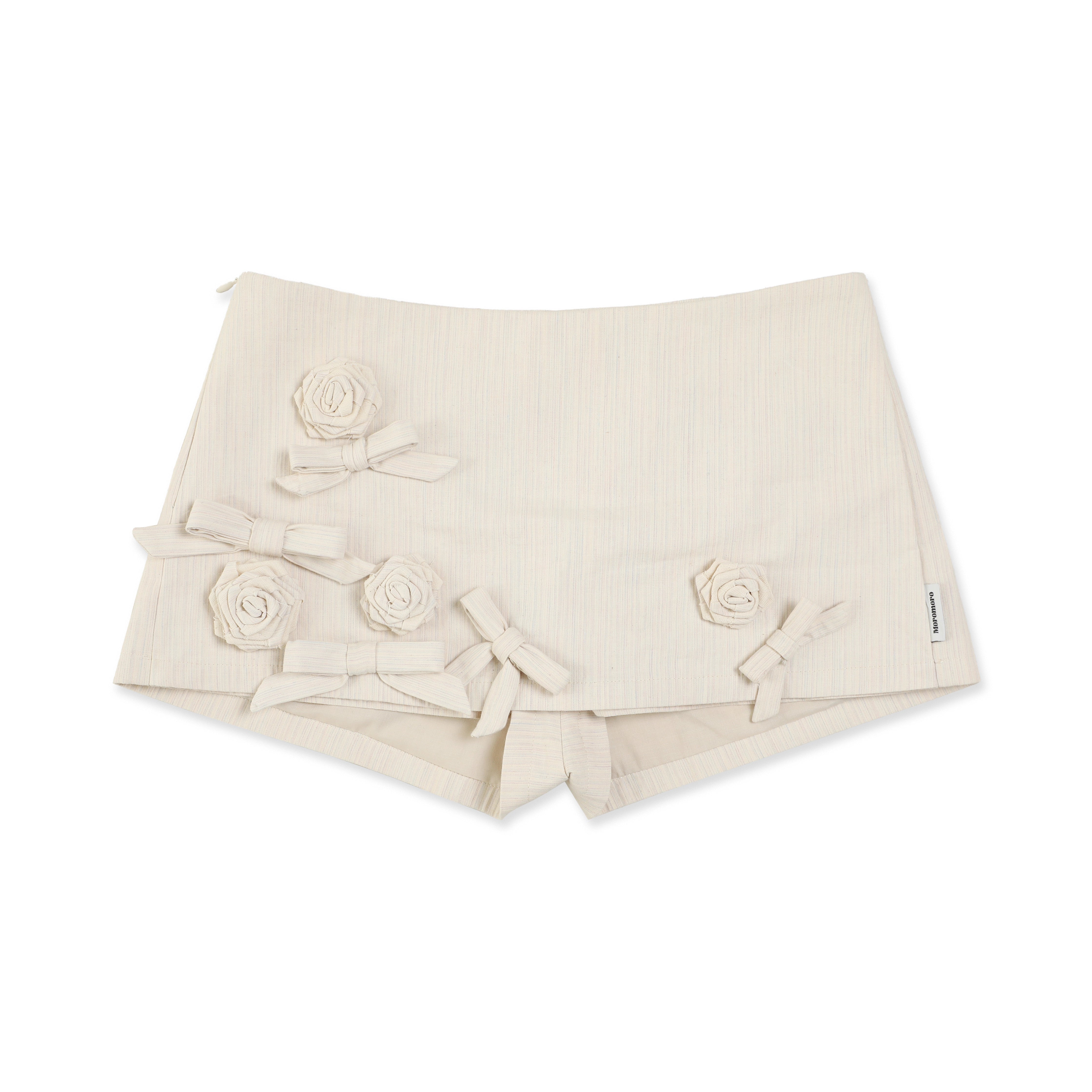 MoroMoro Elegant Handmade Floral Low Waist Shorts
