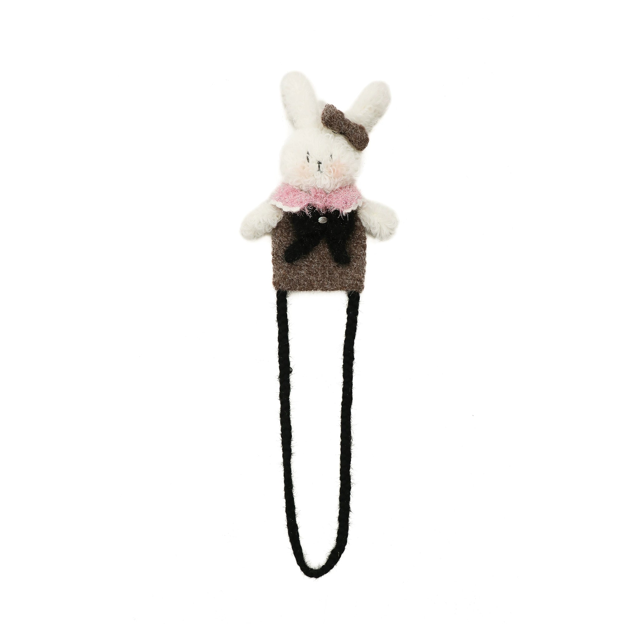 MoroMoro Unique Rolled Rabbit Bow Shoulder Bag