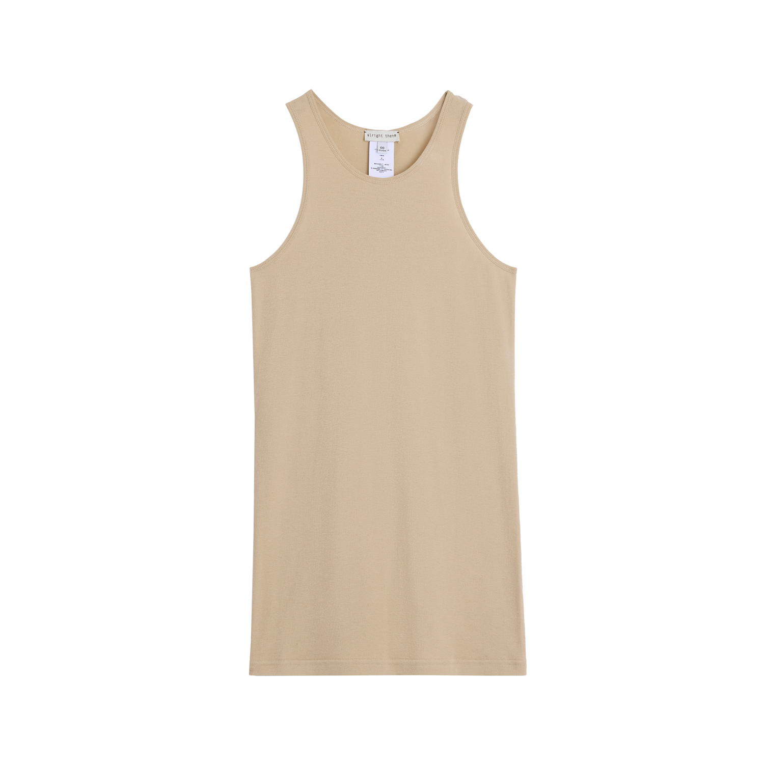Alright Then Summer Multicolor Cotton Peplum Tank Top