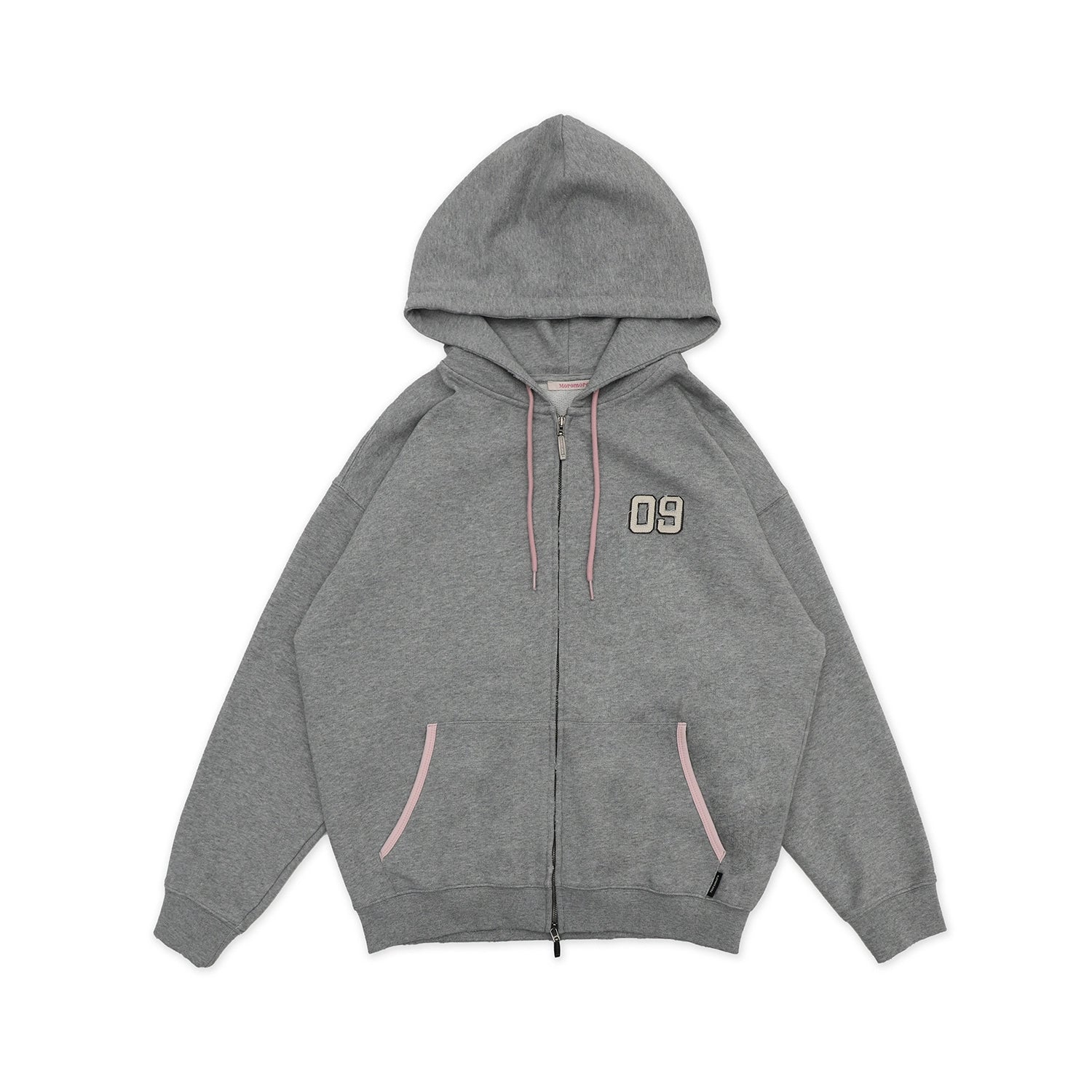 MoroMoro Gradient Jet Horse Hoodie with Patch Embroidery