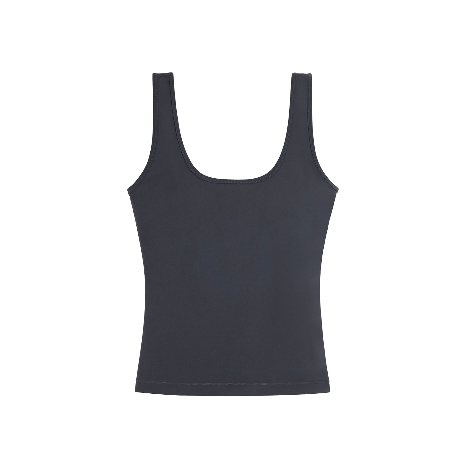 Alright Then Active Stretch U Neck Tank Top with Pads