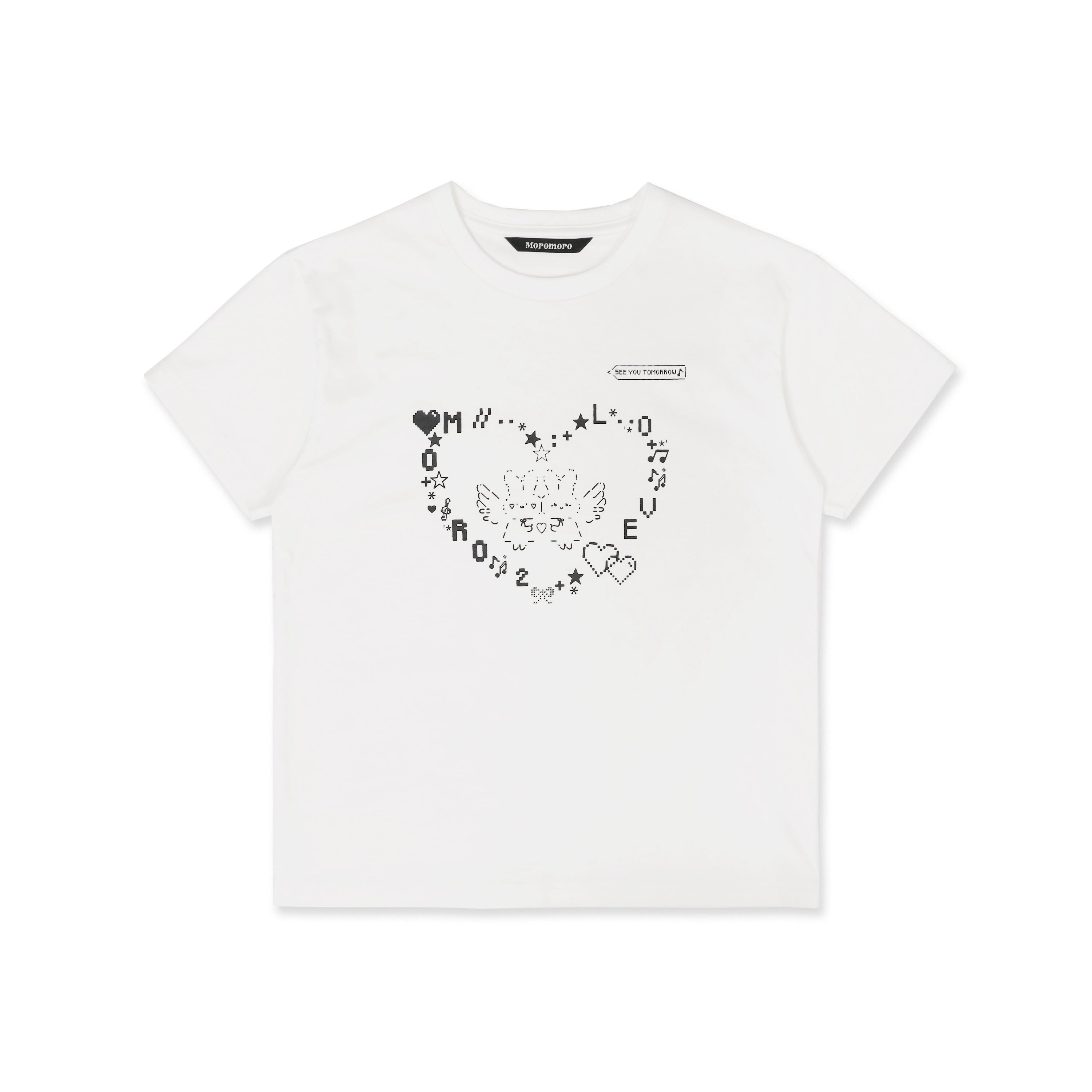 MoroMoro Cute Summer Heart Design T-Shirt