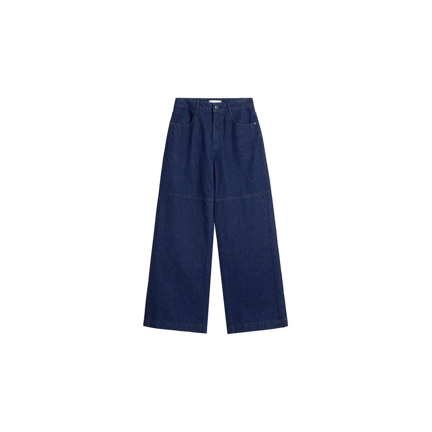 Alright then Vintage Washed Indigo High Waist Denim Trousers