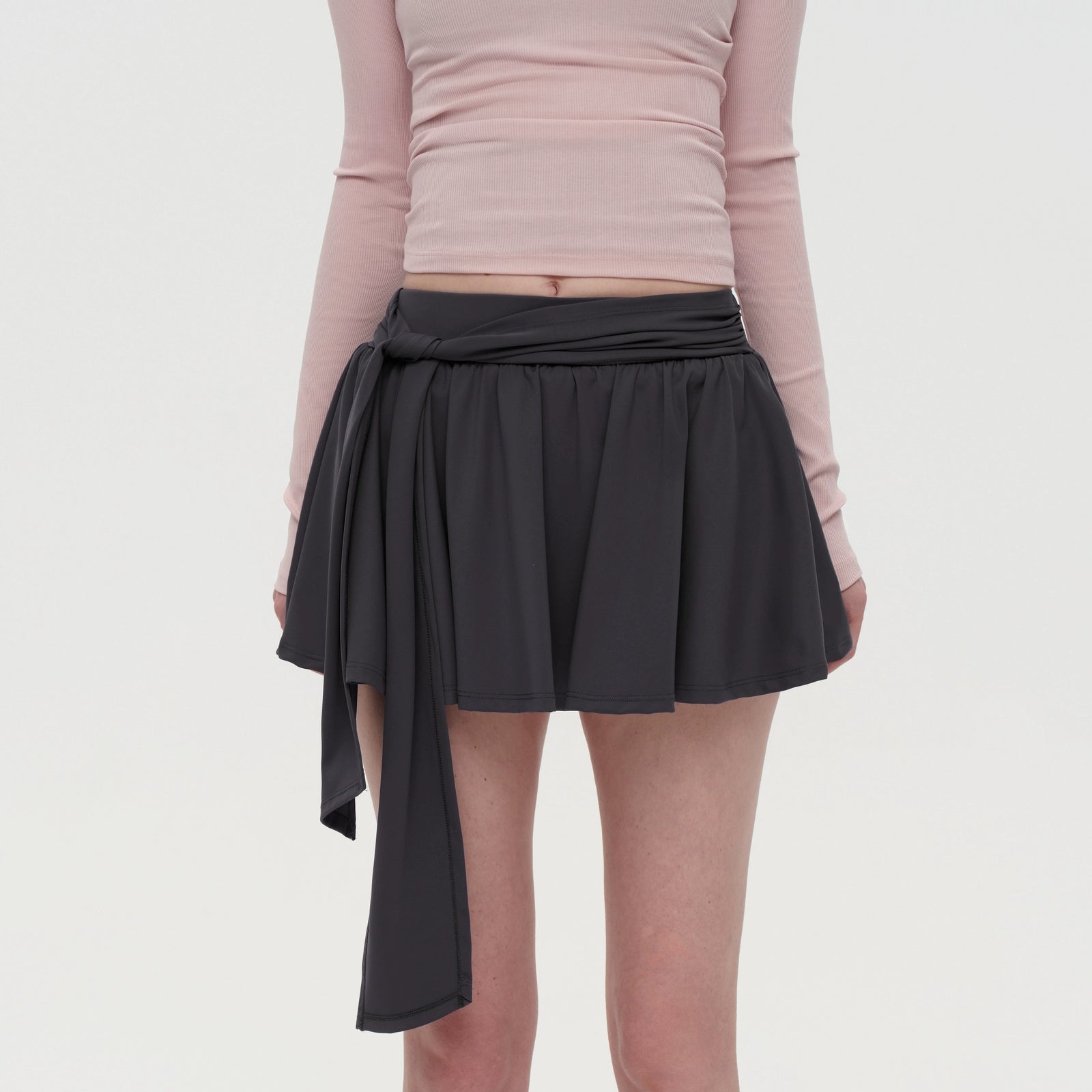 Puki Puki Ballet Style Two-Piece Suit with Bow Tie