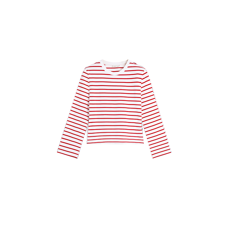 Alright Then Classic Striped Cotton T-Shirt