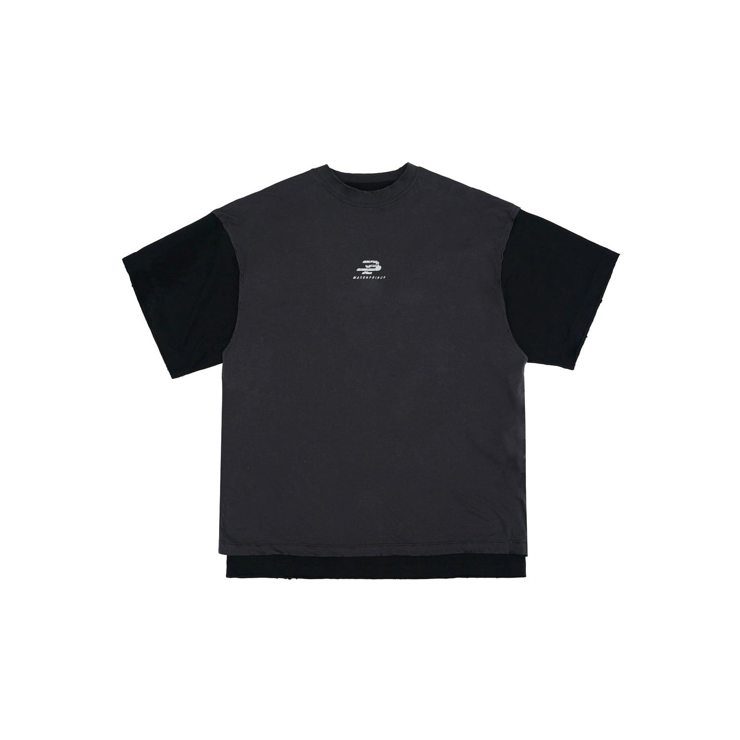Mason Prince Stylish Two-Tone Cotton T-Shirt