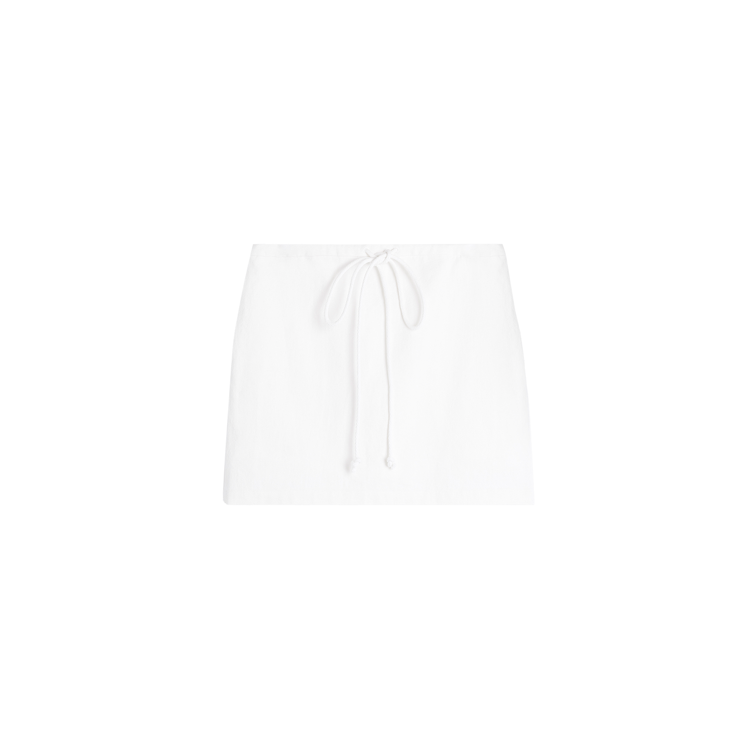 Alright Then Two-Tone Linen Cotton Half Skirt