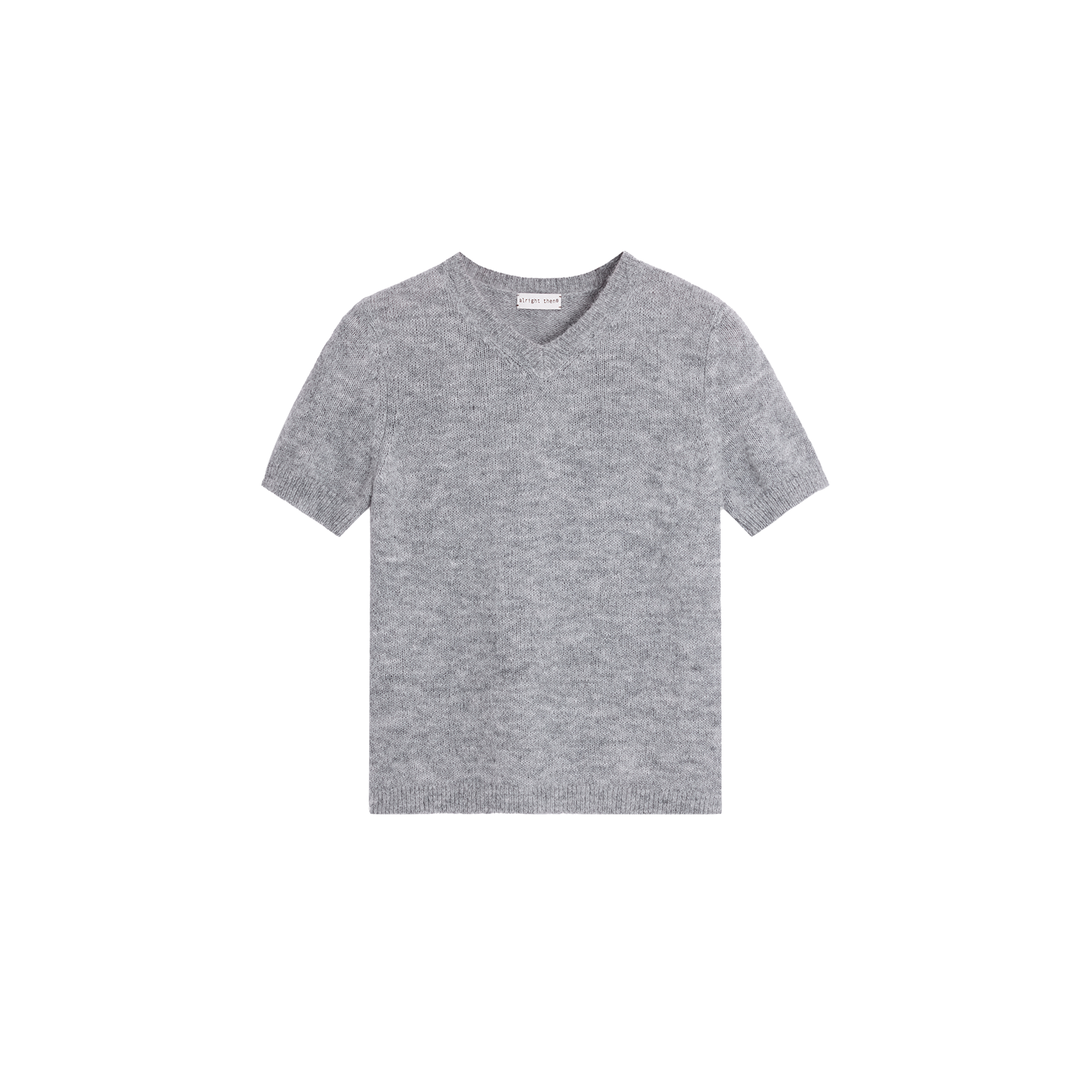 Alright then Four Color Alpaca Soft V-Neck Pullover Sweater