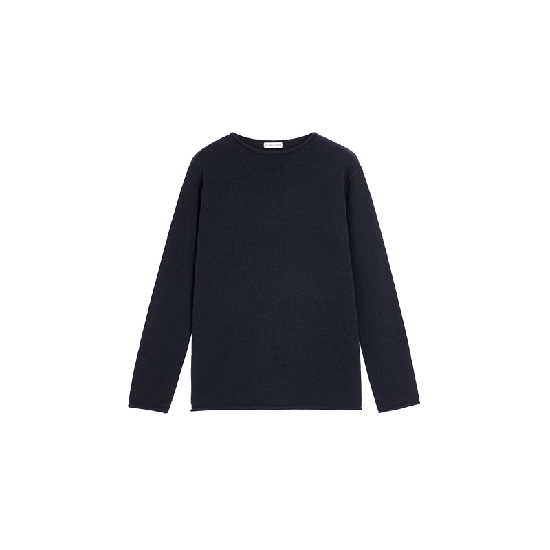Alright Then Four-Color Basic Chunky Knit Sweater