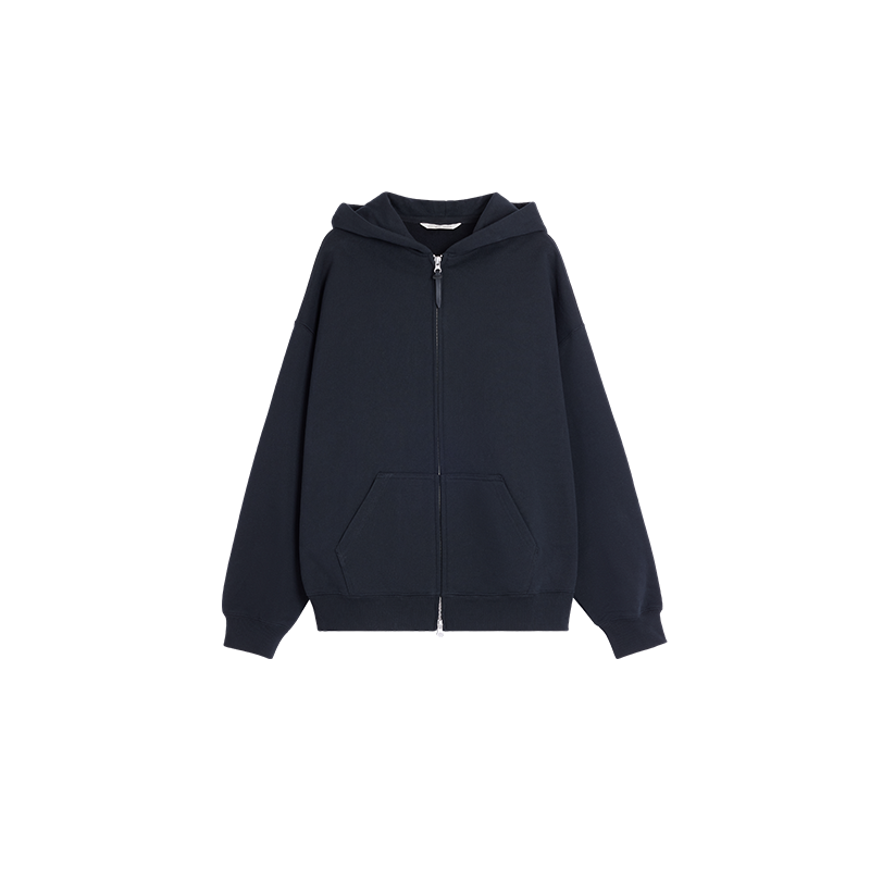 Alright Then Tri-Color Cotton Hooded Jacket