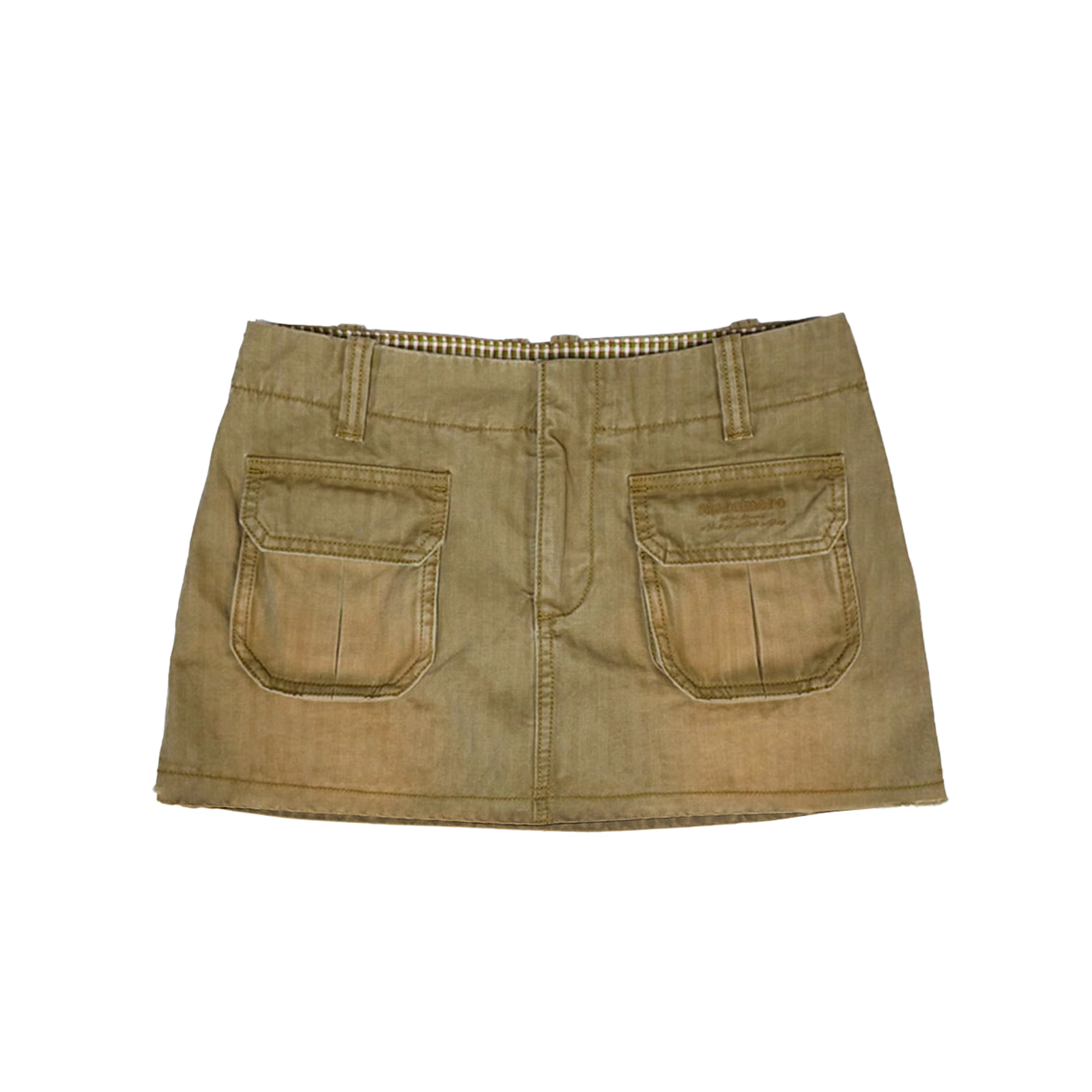 MoroMoro Vintage Washed Pocket Skirt