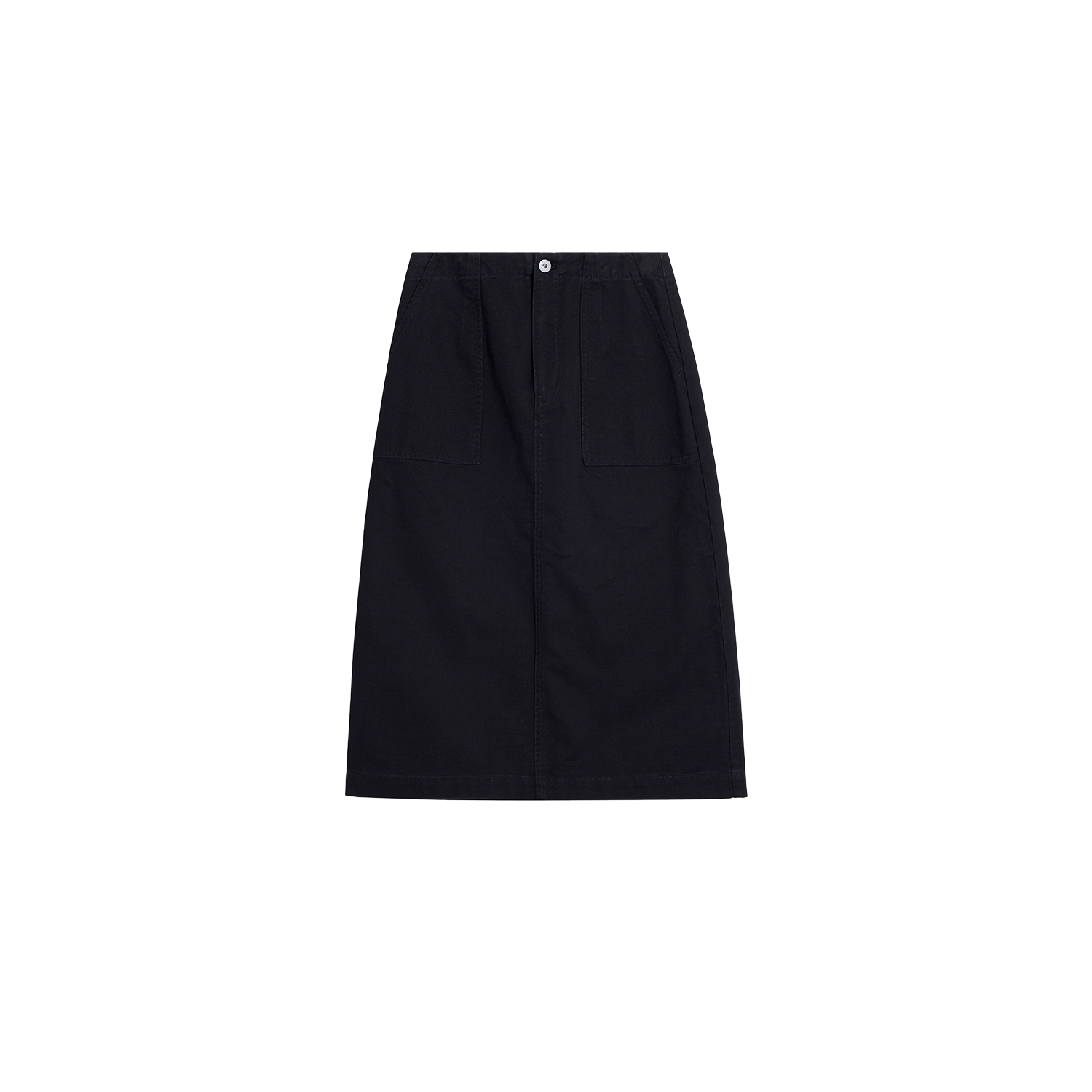 Alright Then Vintage Two-Tone Skirt with Large Pockets