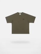 SOD Online Store Deconstructed Panel Cotton T Shirt in Olive